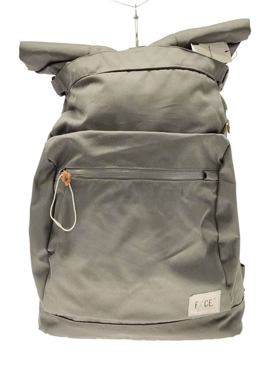 F CE Backpack, Nylon, Gray, Plain