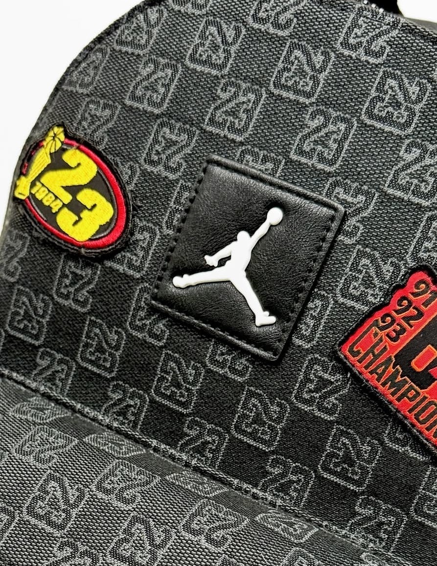 Jordan Air Monogram Backpack 20L Black Bookbag Luxury Bag MA9155-023 Limited
