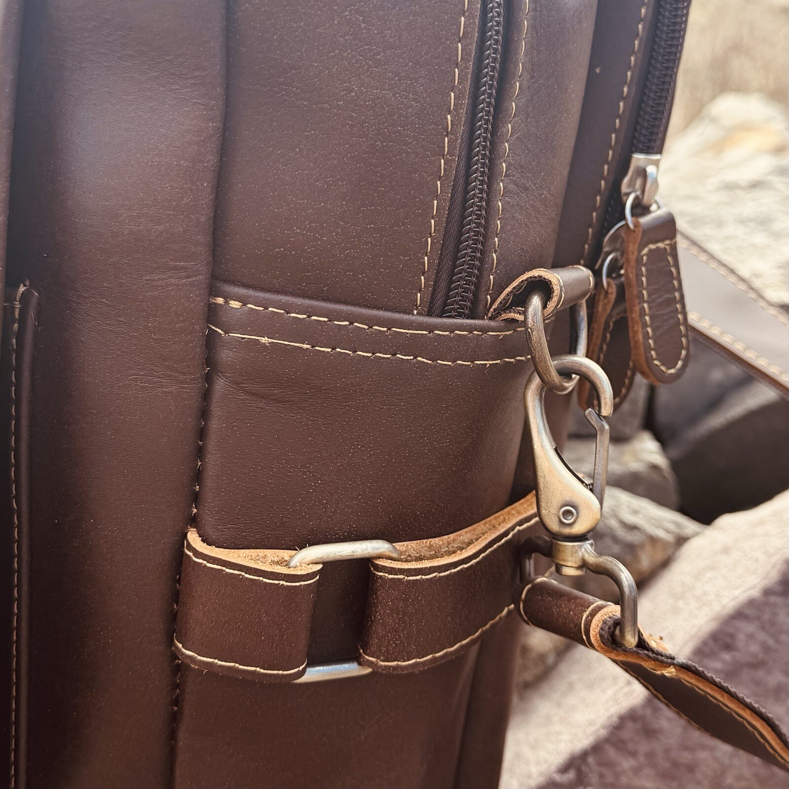 Broken Arrow Adventure Co. Leather Pilot Bag