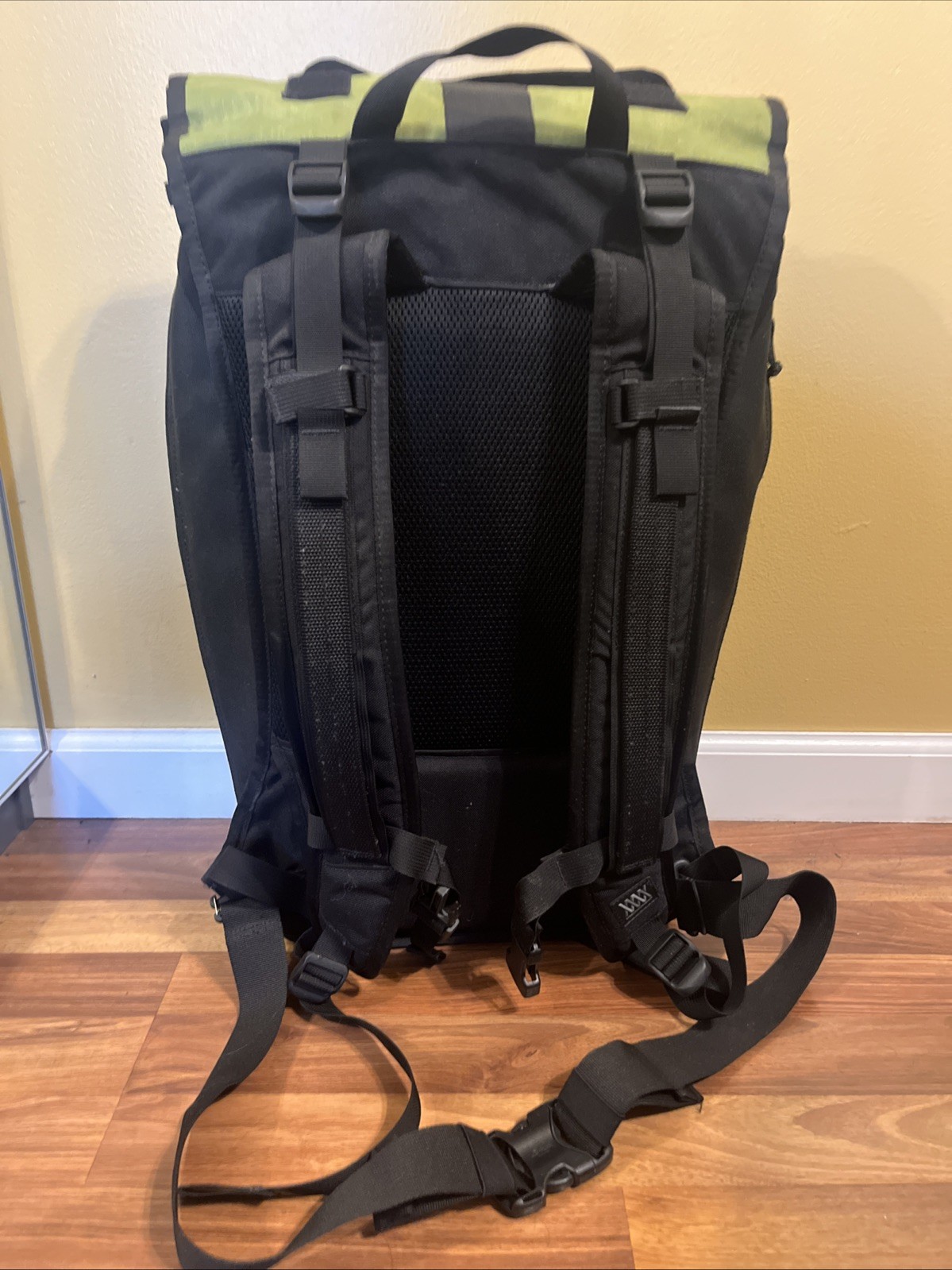 Mission Workshop Rambler Expandable Backback 29L to 65L Roll Top Green Made USA