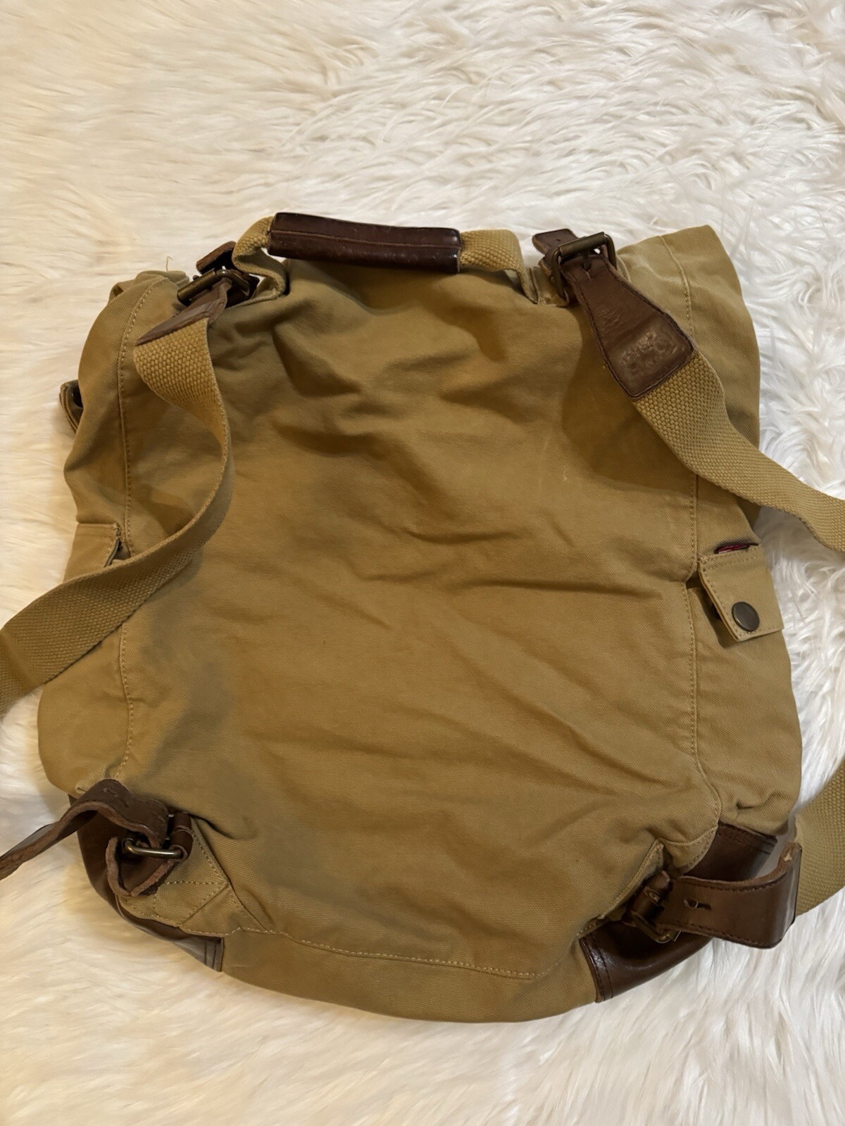 Belstaff Double Sized Backpack Messenger Bag Panama
