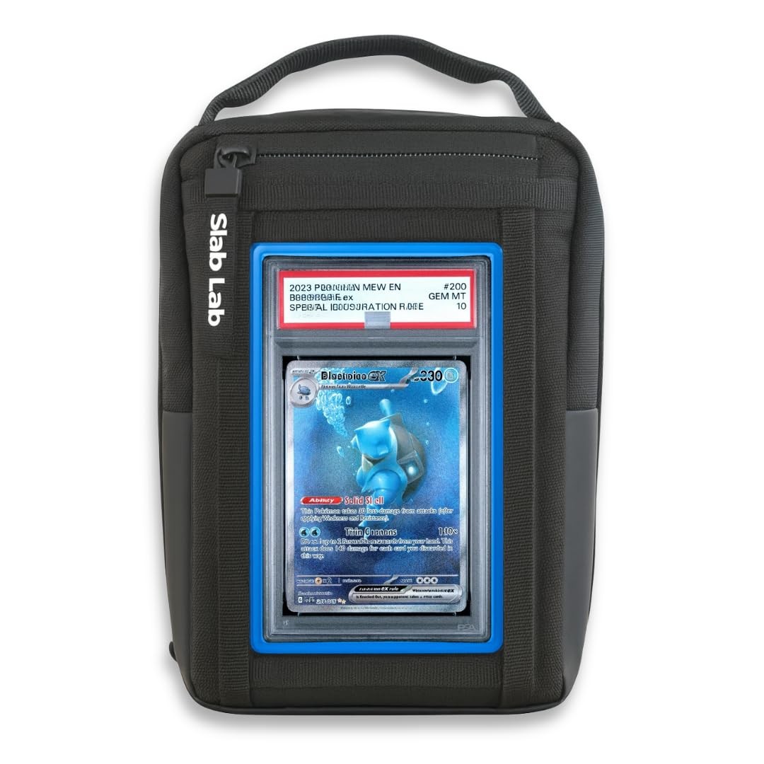 Slab Lab Sling Bag for Graded Cards and TCG Singles | Cross Body Slab Storage…