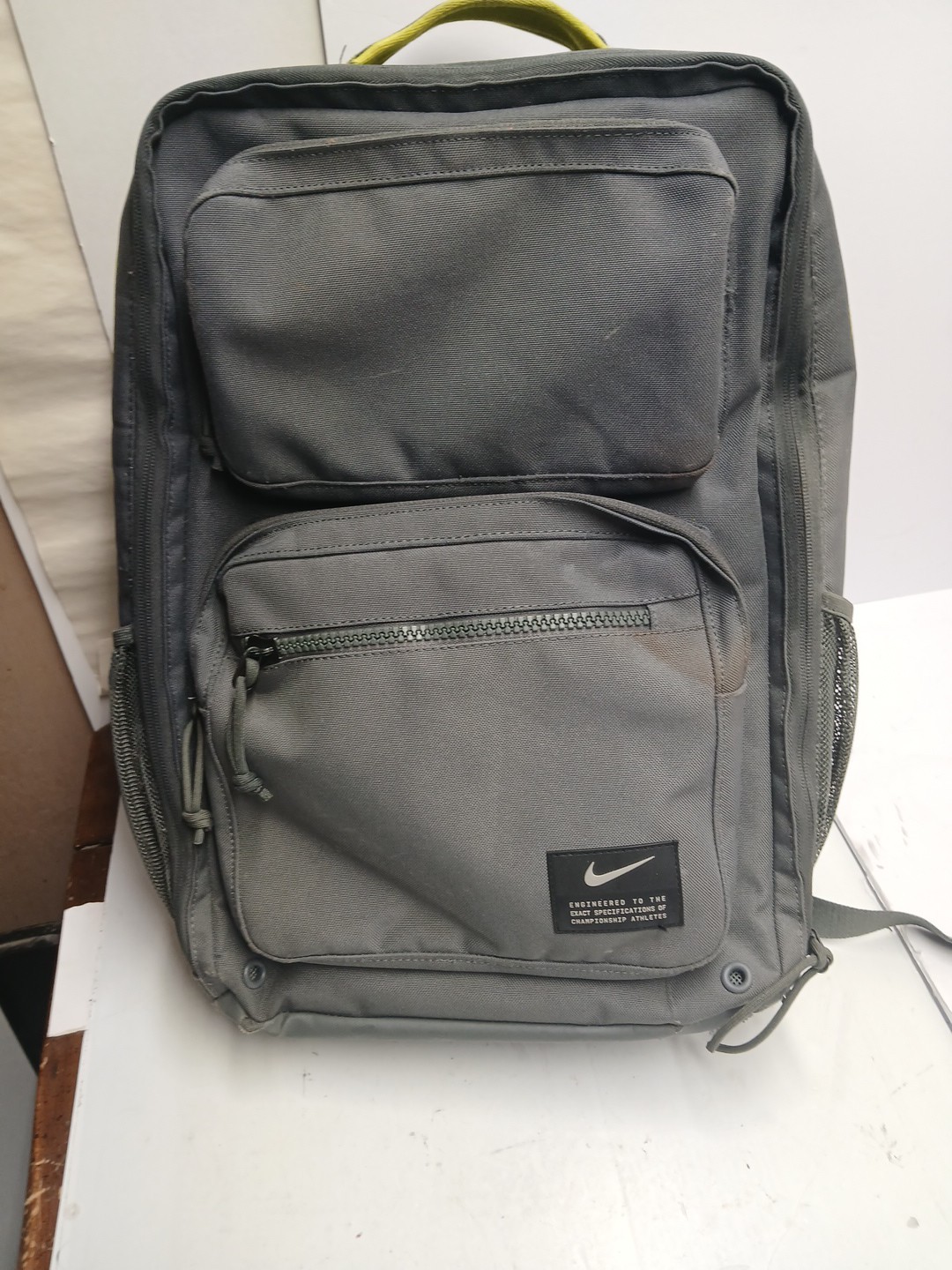 Nike Utility Speed Training Backpack Gray Gym Athletic