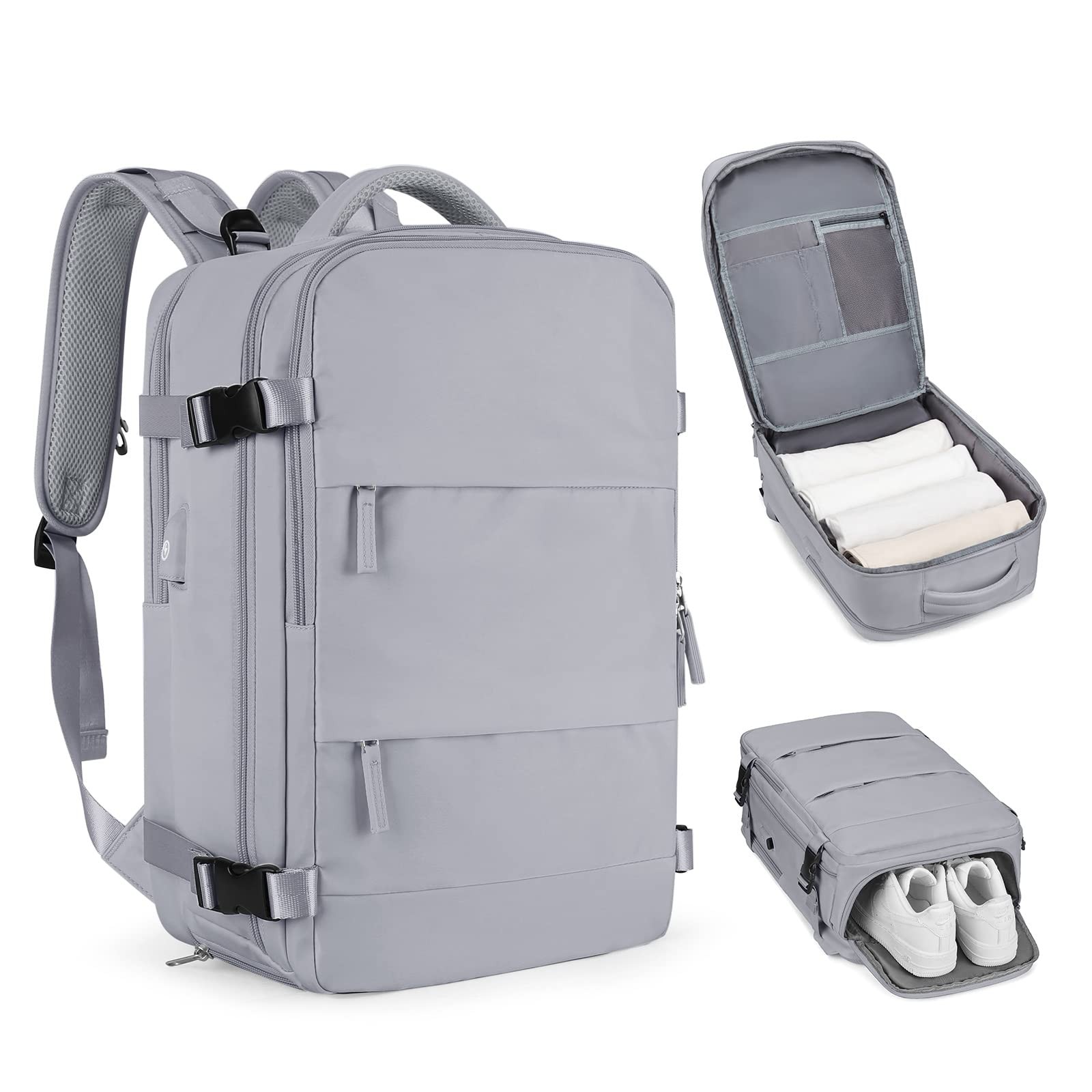 Personal Item Travel Backpack For Women Men Airline Approved Carry On Backpac…