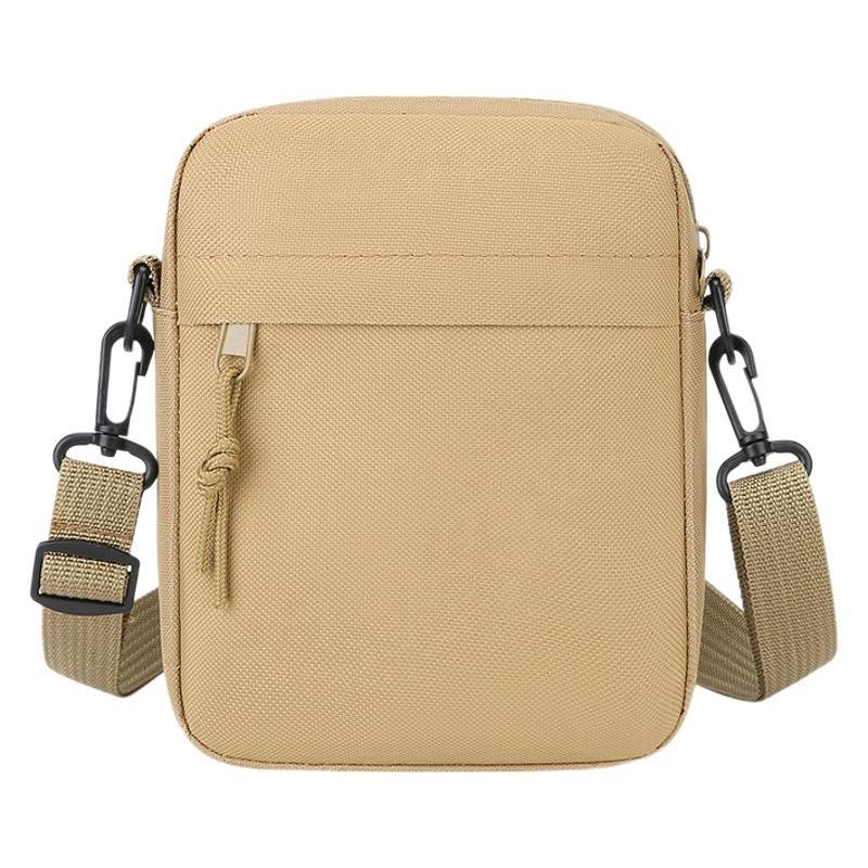 Simple Men’s Bag Solid Color Single-shoulder Mini Casual