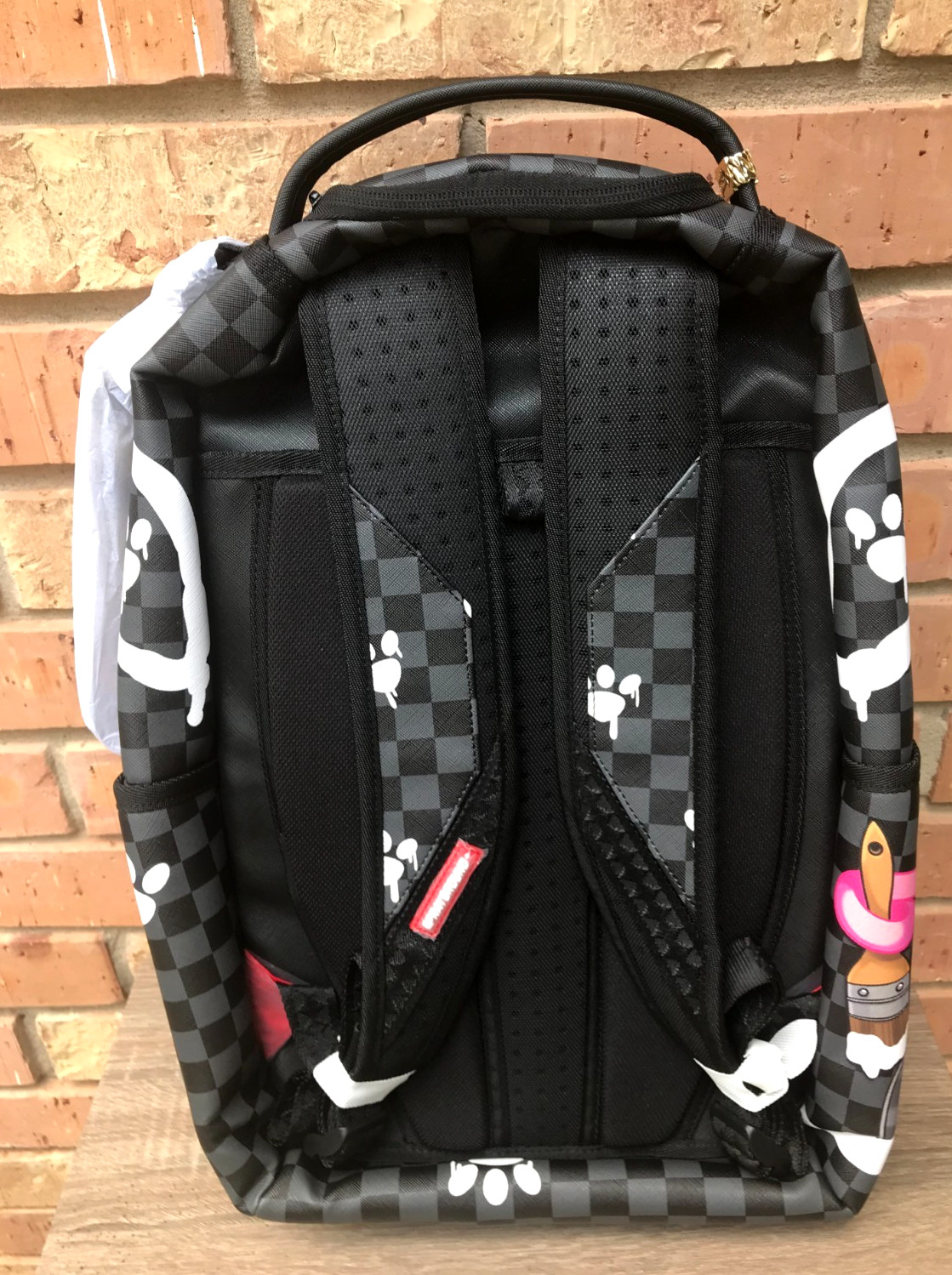 Sprayground PINK PANTHER Backpack🔥New Black Pink White Bookbag Large School Bag