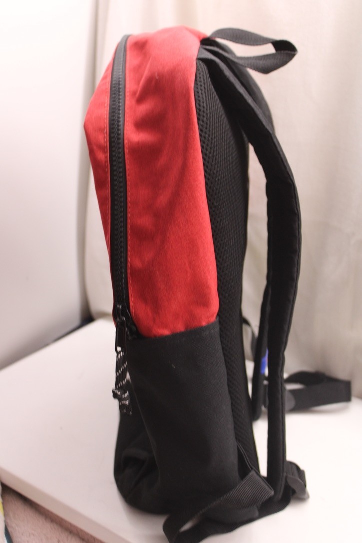Champion Unisex Manuscript School Bookbag, Bright Red 15X17X6inches