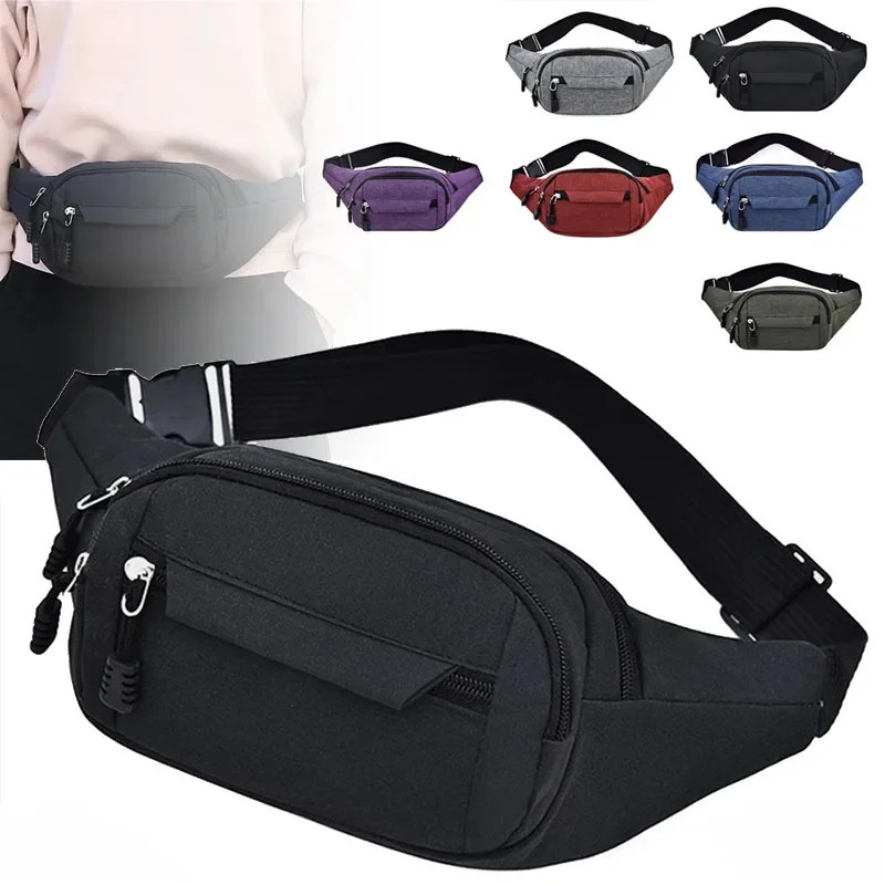 NEW Fanny Pack Waist Bag Men Women Shoulder Hip Belt Bum Sport Travel Waterproof
