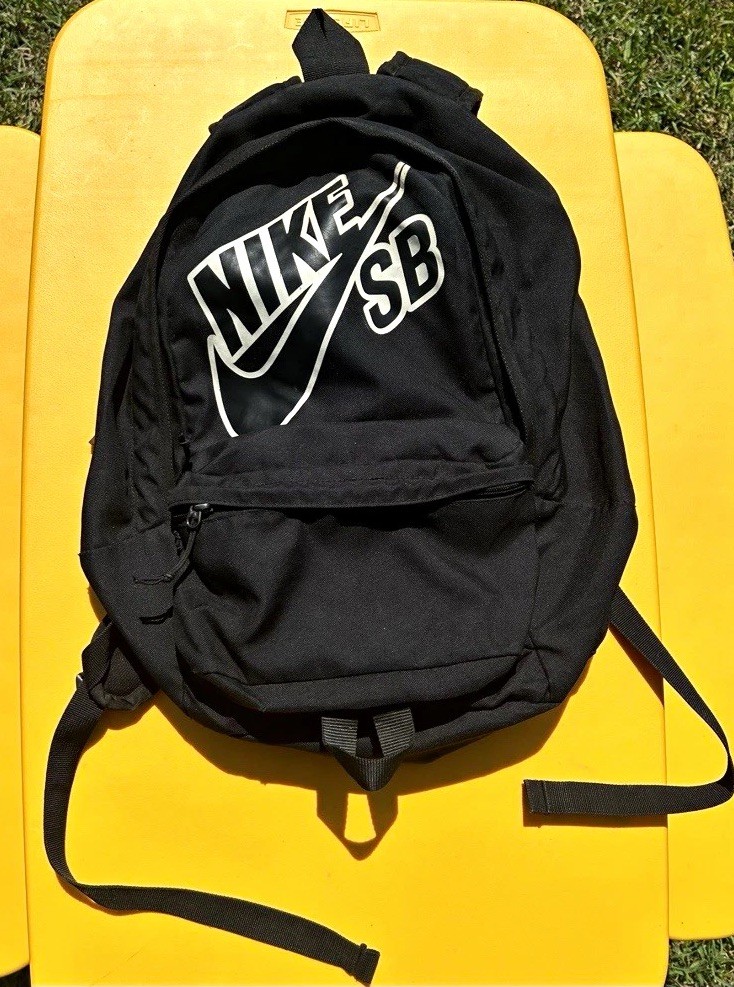 2013 Nike SB Piedmont Black and White Backpack—well loved