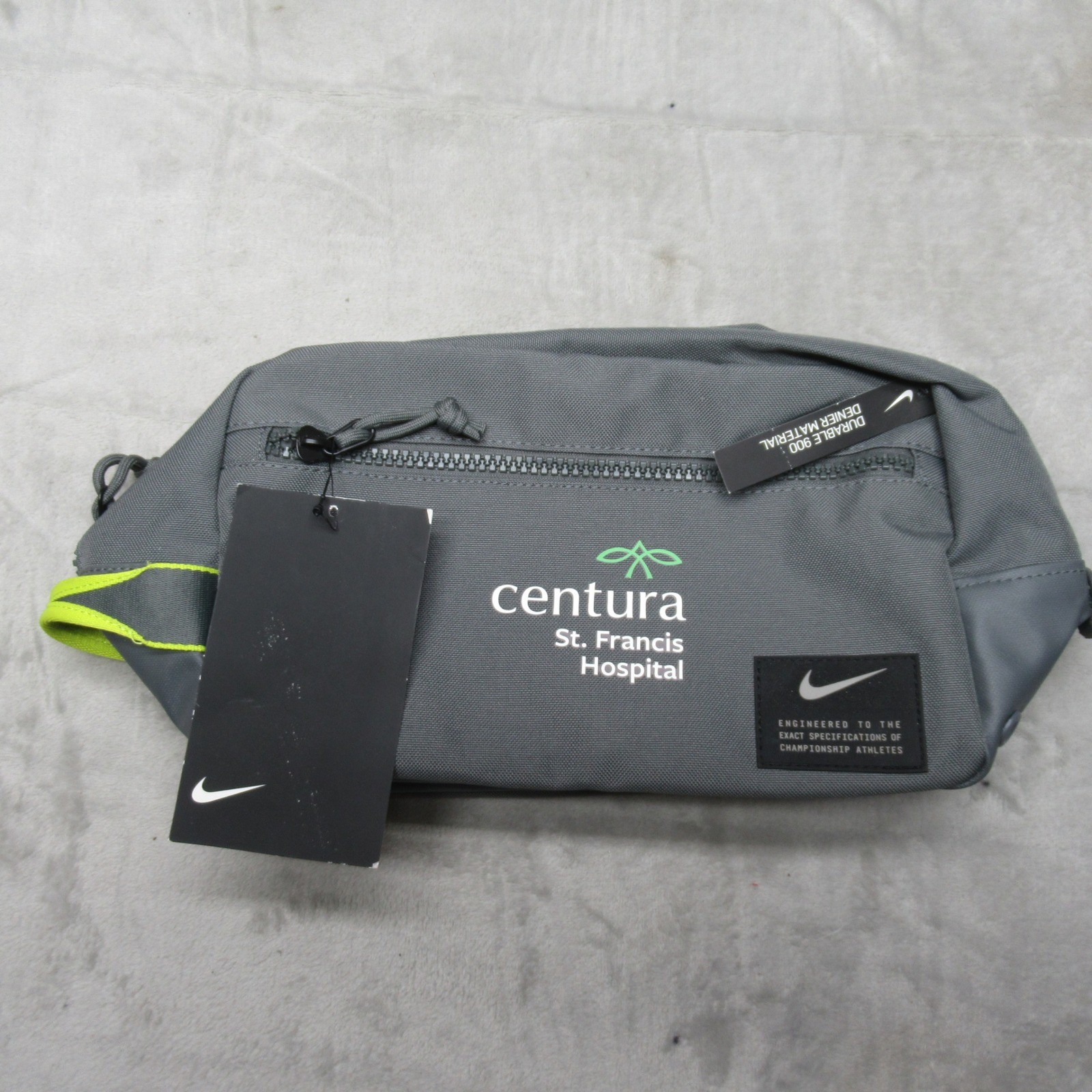 Nike Utility Dopp Kit Bag Misc Grey Durable 900 Denier Multi Pocket LOGO NEW