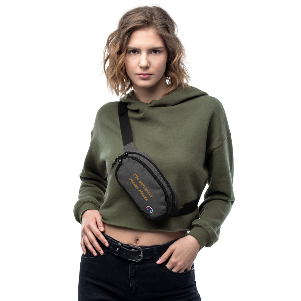 Champion Fanny Pack for men & Women Embroidery Money Maker Bag Unisex