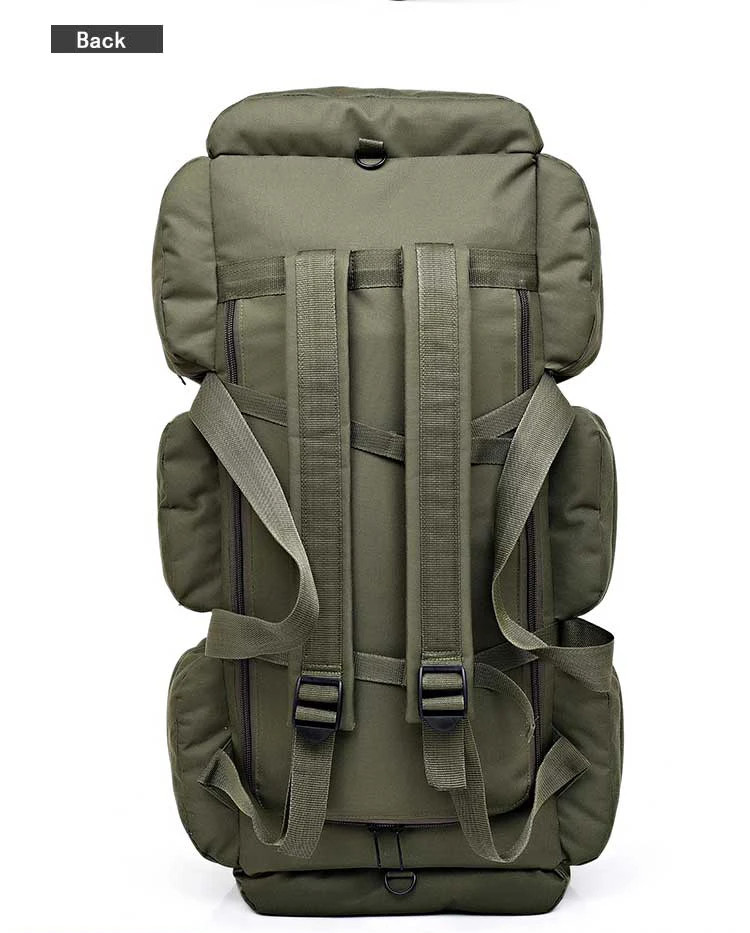 100L Camping Travel Backpack Large Duffel Hiking Shoulder Bag Outdoor Weekend