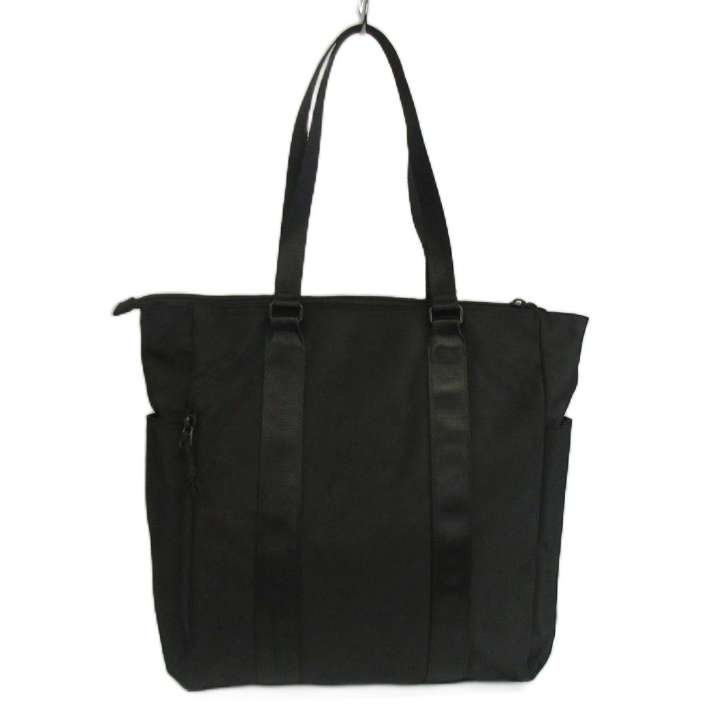 Global Work Men’s Black Polyester Tote Bag, 15×6.5in, Excellent Condition