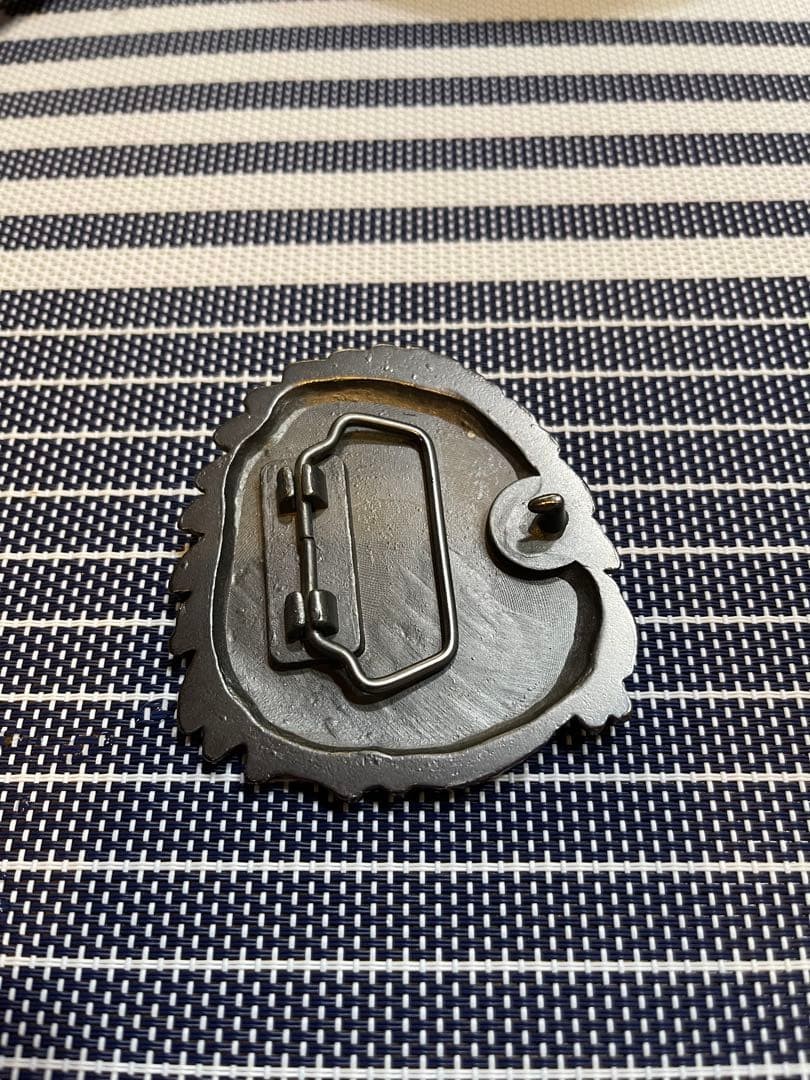 Harley Davidson Silver Indian Head Buckle Clasp Set 1903 Used
