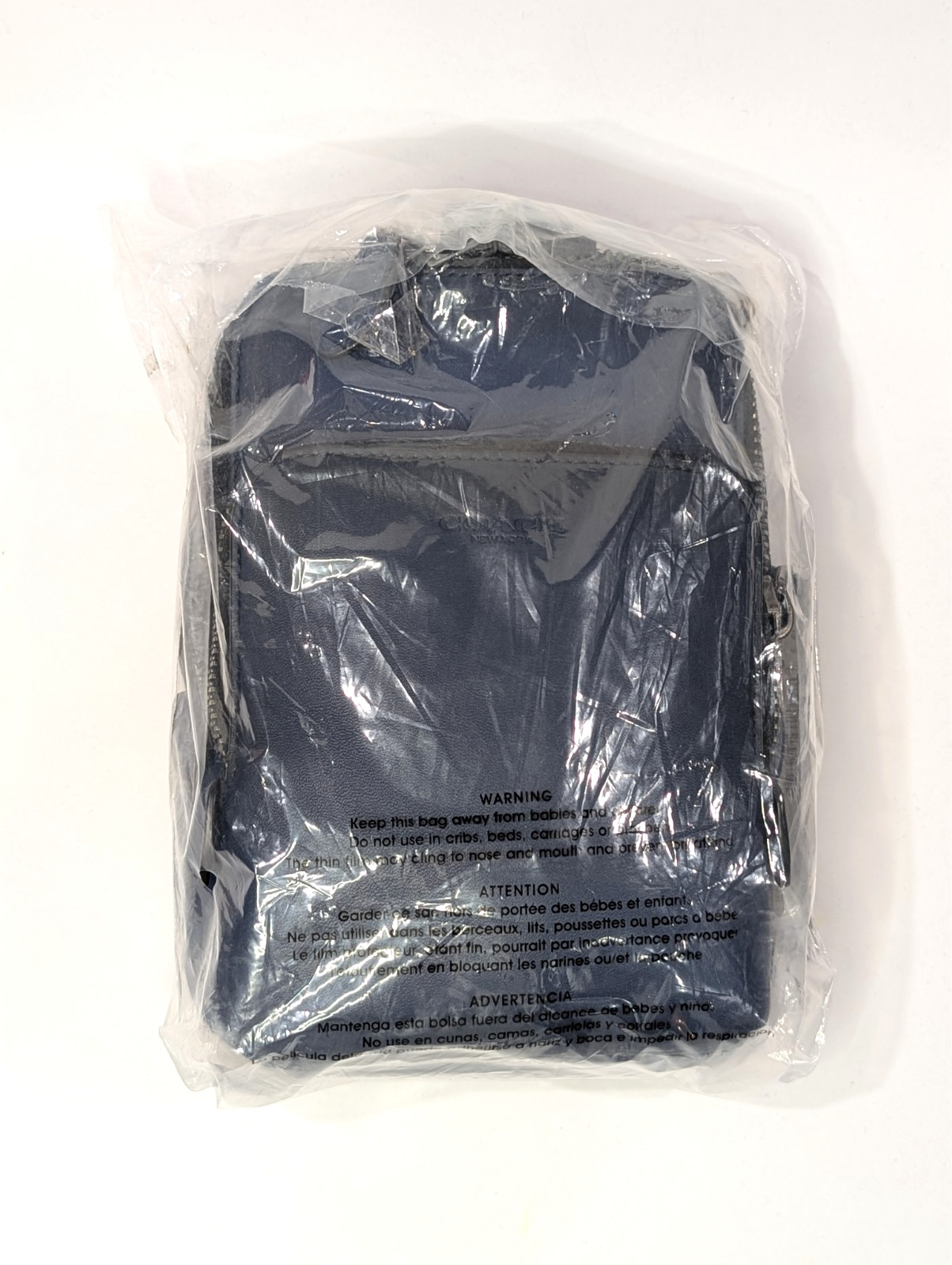 Coach Men’s Deep Blue Glovetanned Leather Gotham Sling Pack 13 (CM371) – NWT
