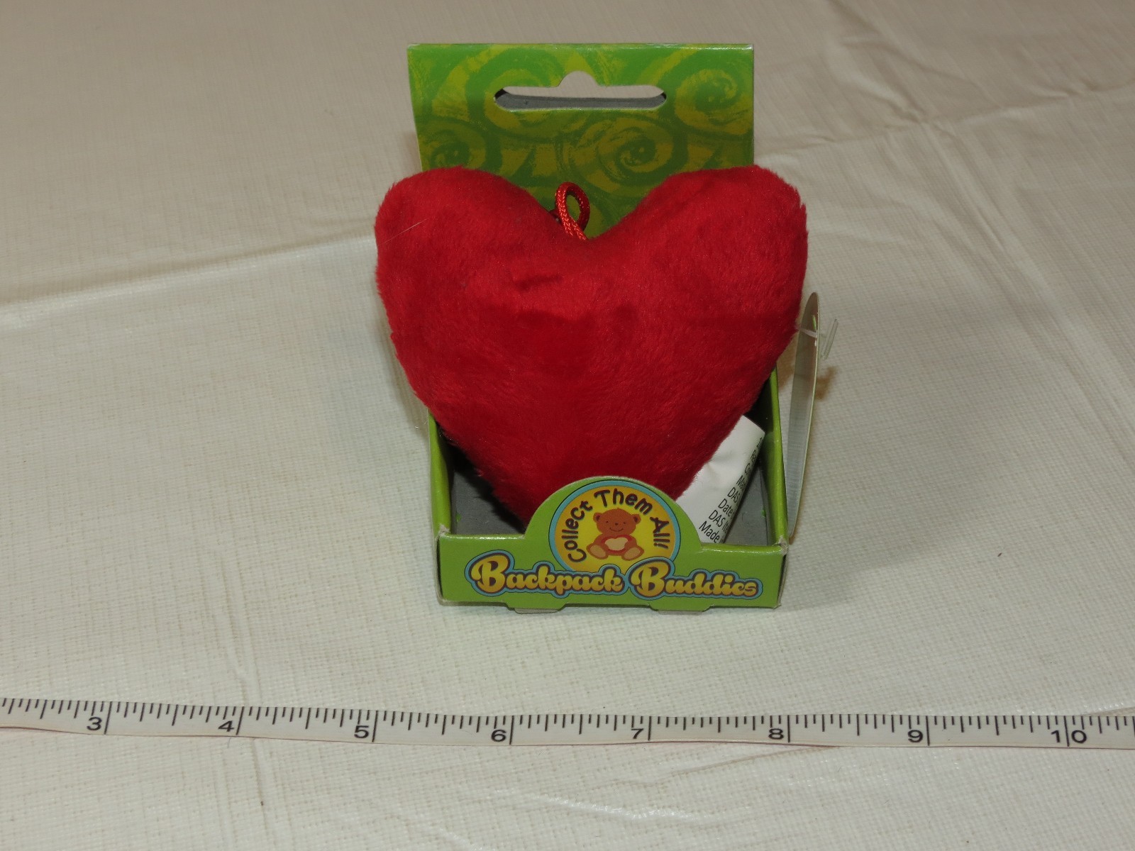 Backpack Buddies Red Heart BPBASST for Backpack luggage keyring or jacket