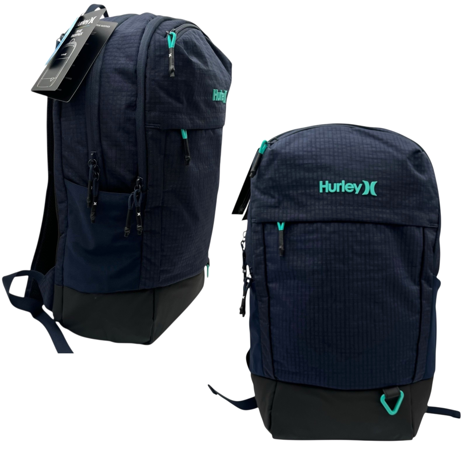 Hurley Mens One and Only Classic Backpack Obsidian Blue Fits 15″ Laptop Padded