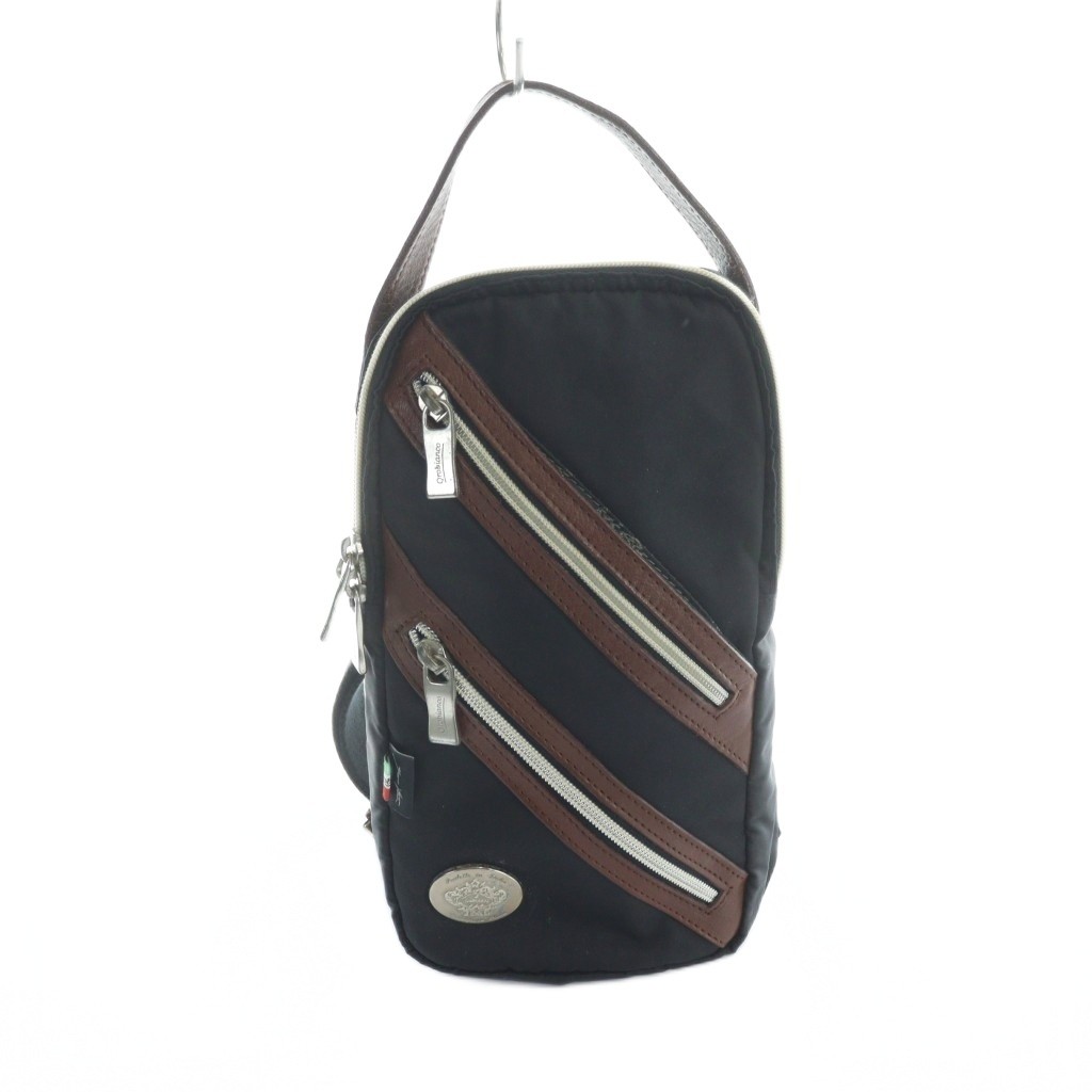Columbia Men’s Black Nylon Body Bag Crossbody Shoulder AB Condition 33cm