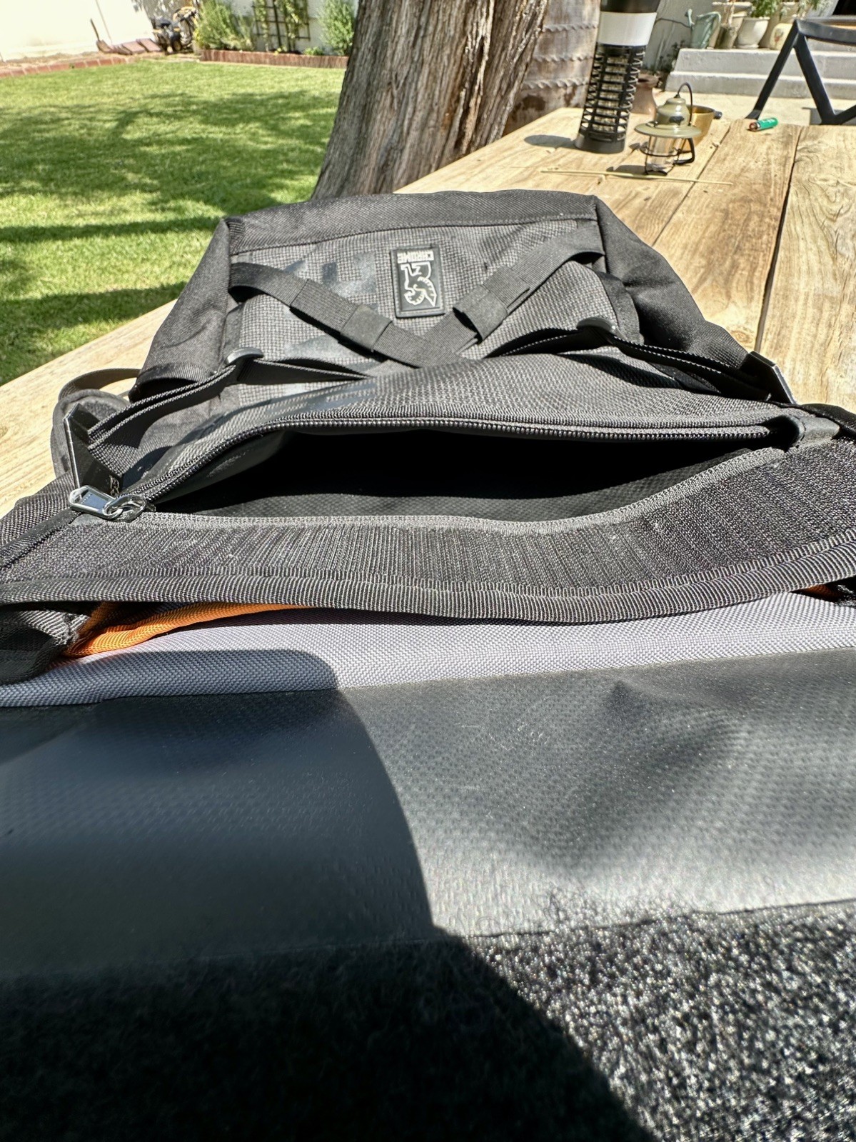 Chrome Industries Night Bravo 2.0 Backpack – Black Weatherproof Rolltop Laptop