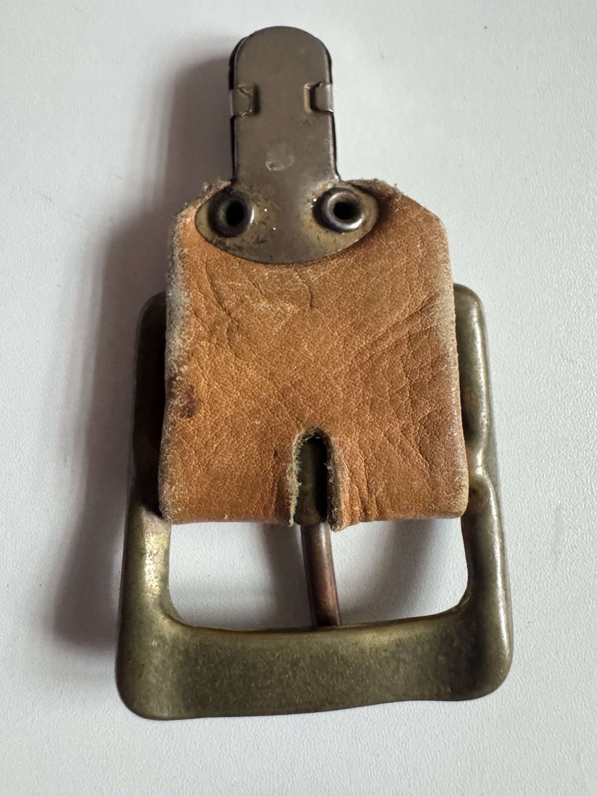 Replacement Push Lock for Goat Leather Bags Vintage 1970’s Brass Buckle