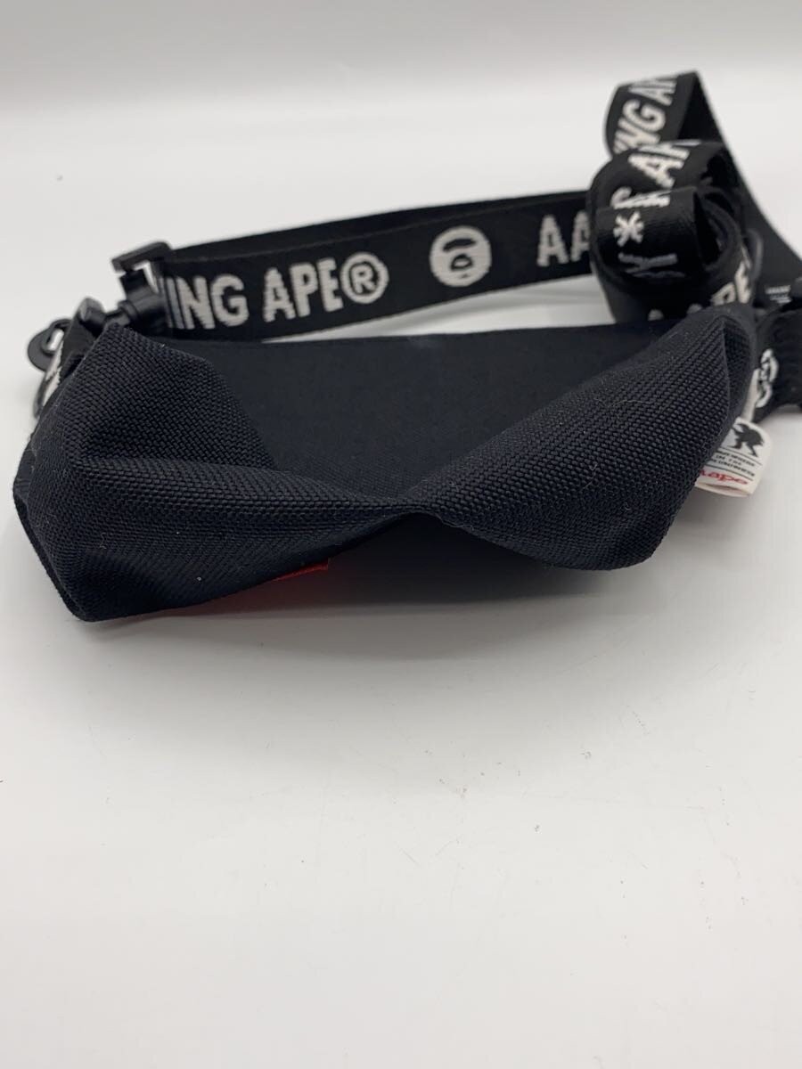 Manhattan Portage × AAPE BY A BATHING APE Waist Bag, Nylon, Black (Solid Color)