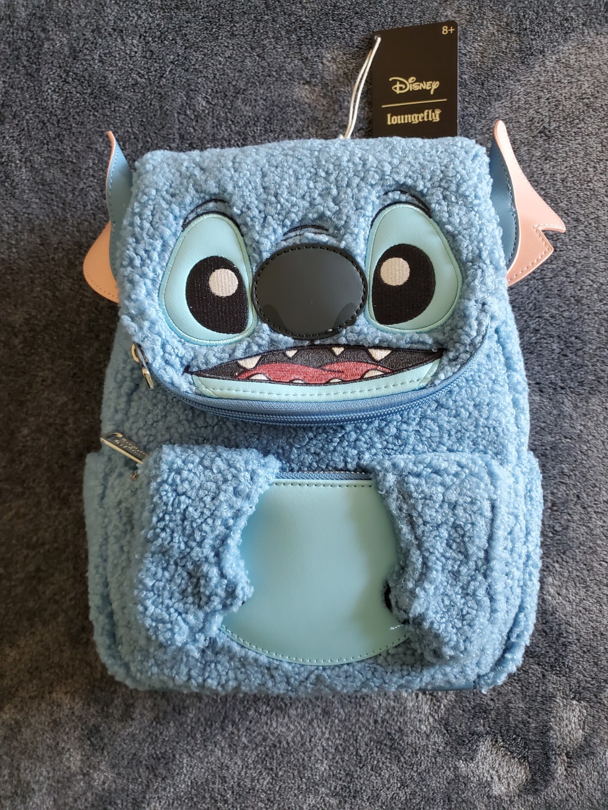 Disney Loungefly Stitch Mini Backpack – Cosplay Sherpa Fuzzy Limited Edition NWT