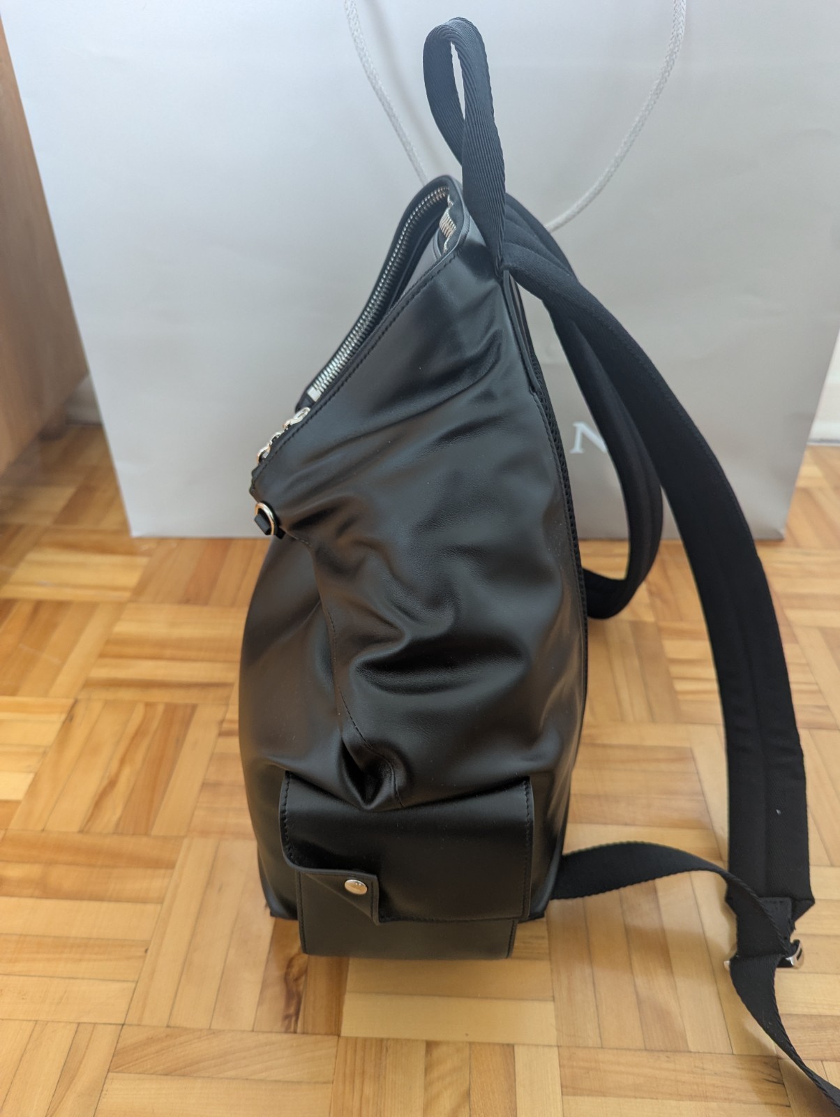 Alexander McQueen Manta Backpack calf leather