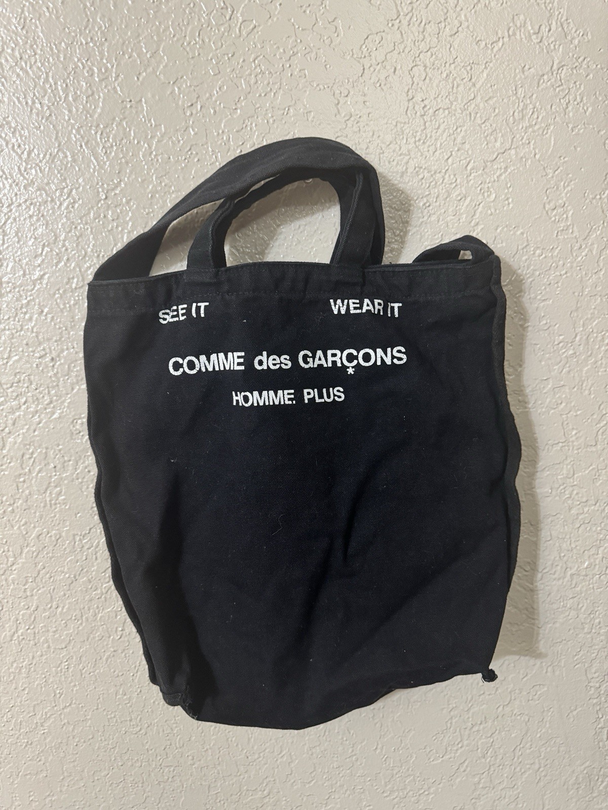 Comme des Garcons Homme Plus See it Wear It Shoulder Bag