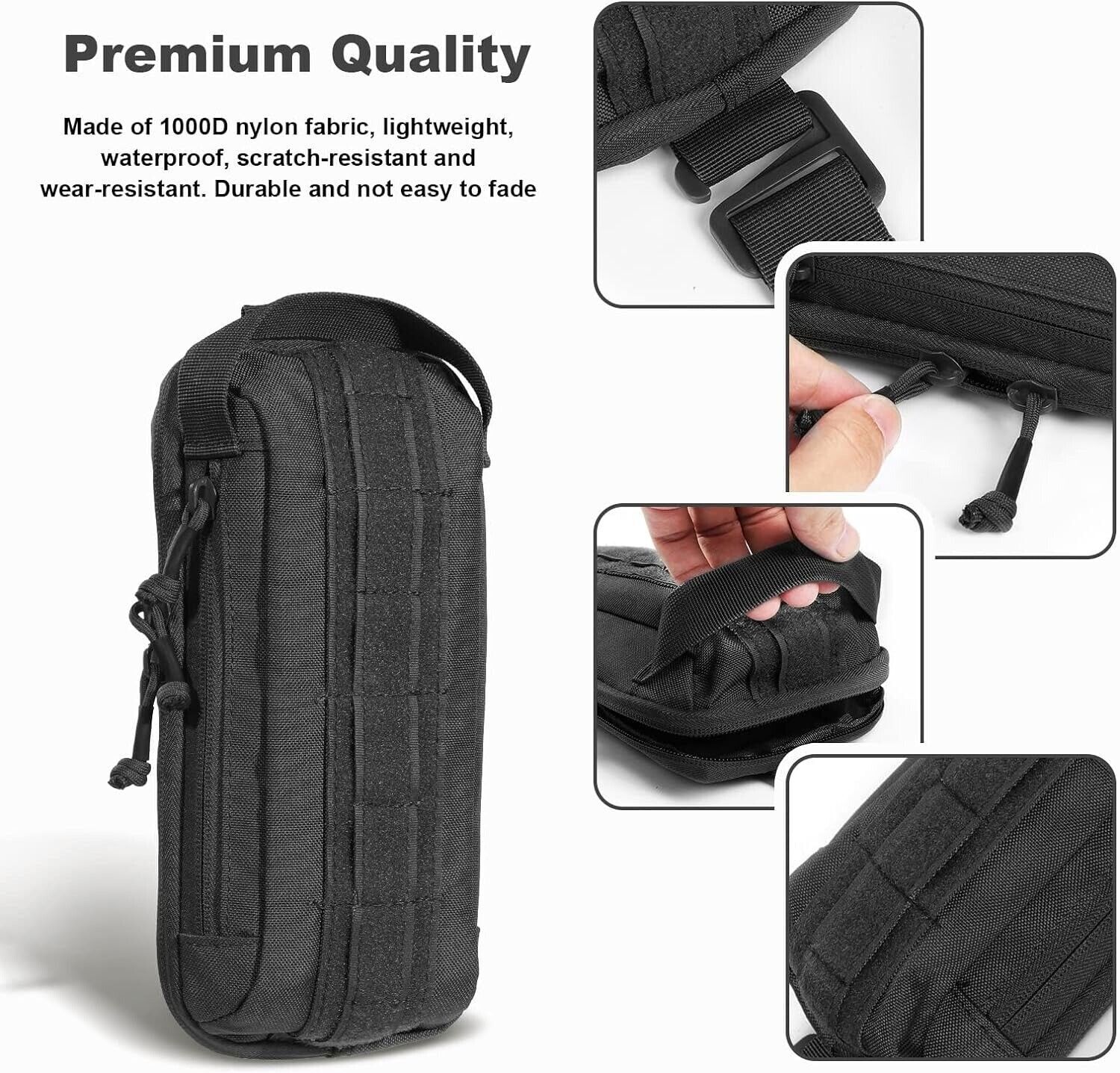 Tactical Compact Chest Pack Adjustable Shoulder Bag for Travel Outdoor Sports