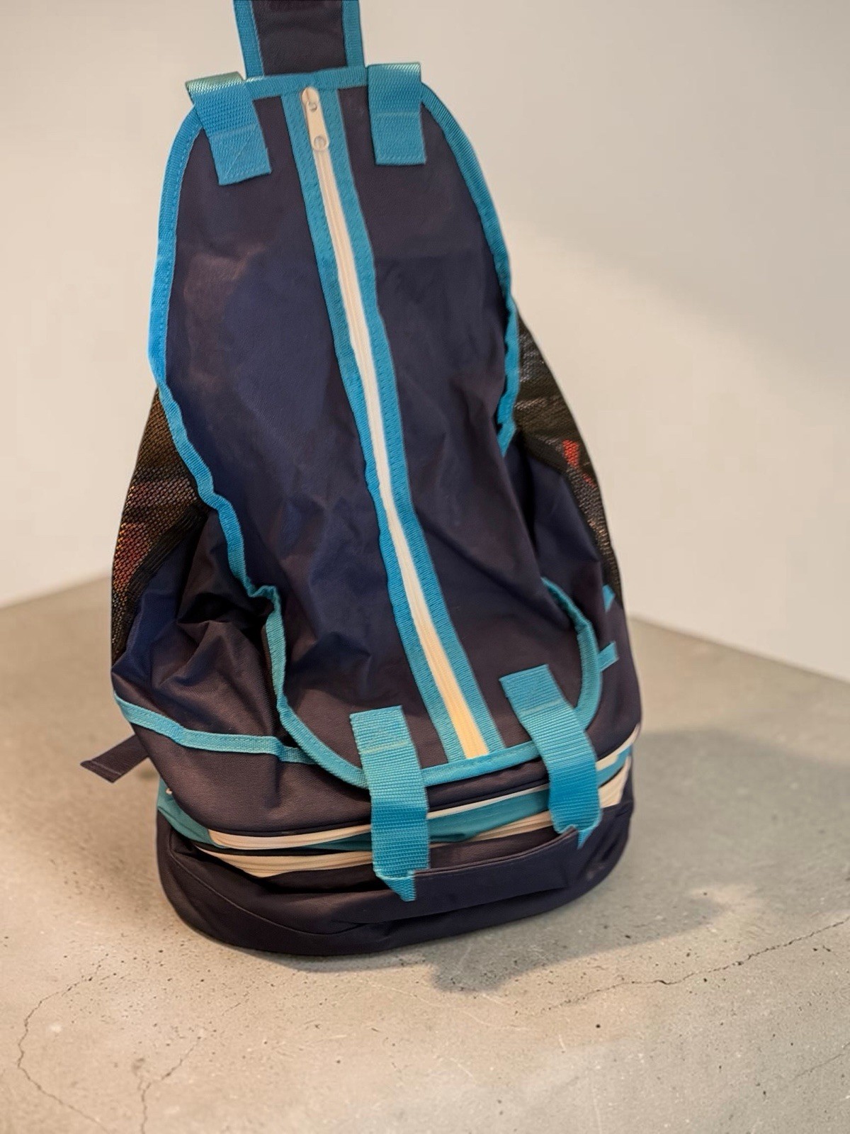 Nautica Large Beach Backpack & Cooler Padded Straps Lightweight Blue Bag New