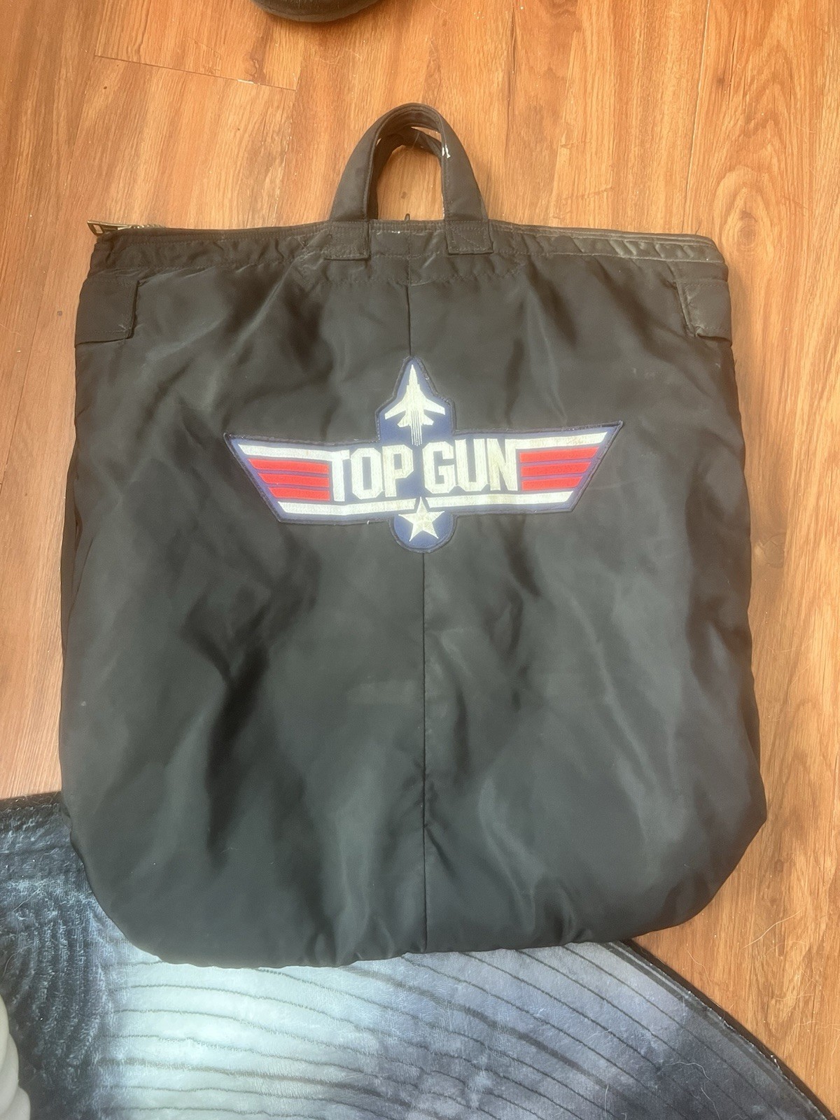 Vintage TOP GUN AVIREX USA Helmet Bag