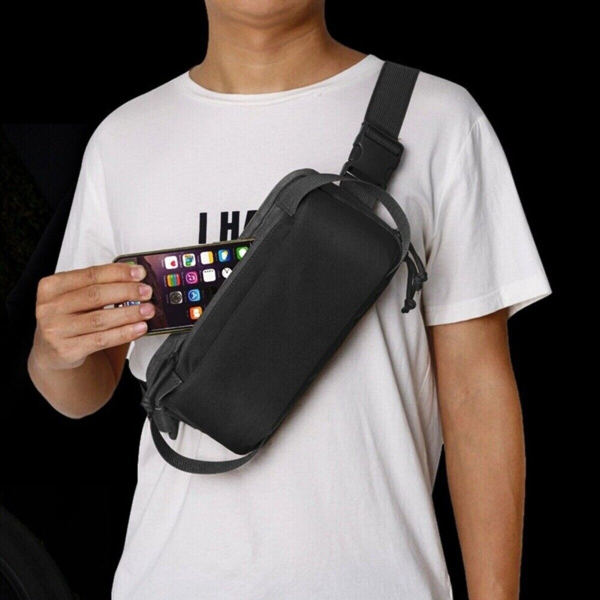 Multi-functional Running Fanny Pack Daily Cycling Mobile Storage Chest Bag