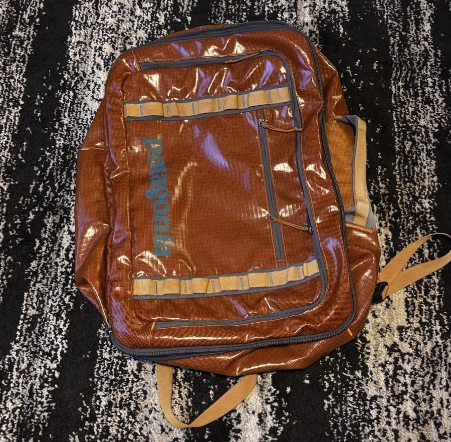 Patagonia MLC45L Travel Bag Recycled TPU 3Way Brown/Orange