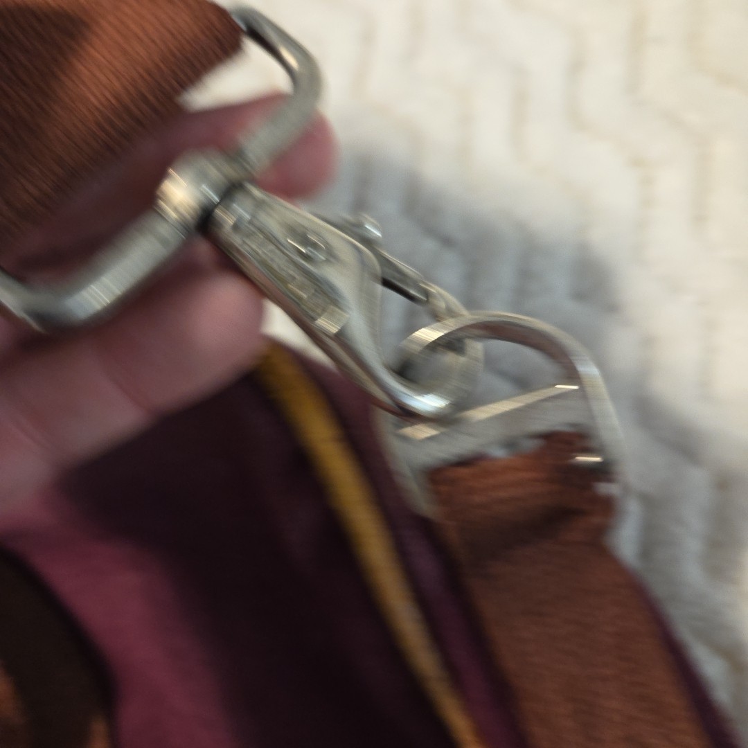 VTG Lands End Square Rigger Canvas Briefcase Messenger Bag Burgundy Made USA