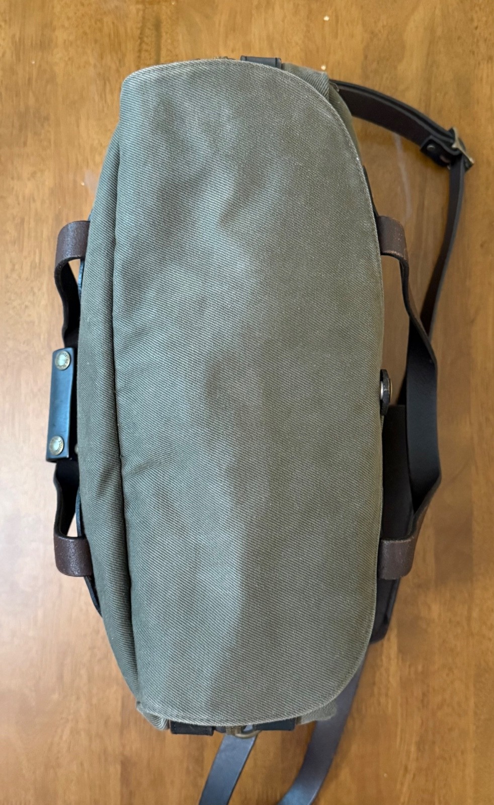Filson 257 Large Computer Briefcase EXCELLENT COND Otter Green Rugged Twill USA