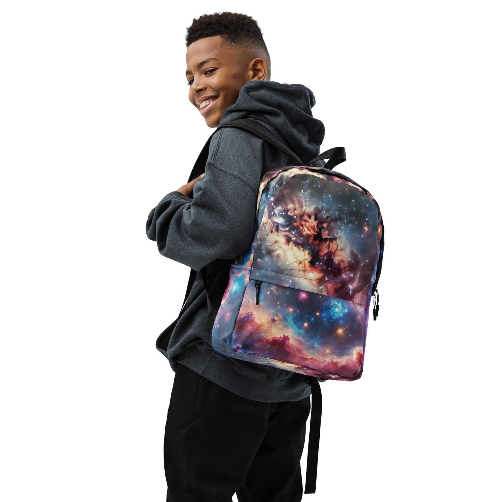 Enter the Nebula All-Over Print Backpack
