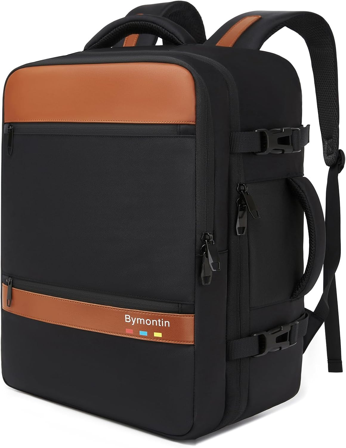 Travel Laptop Backpack, Carry On Backpack for Work & Business Trips, 180° Openin