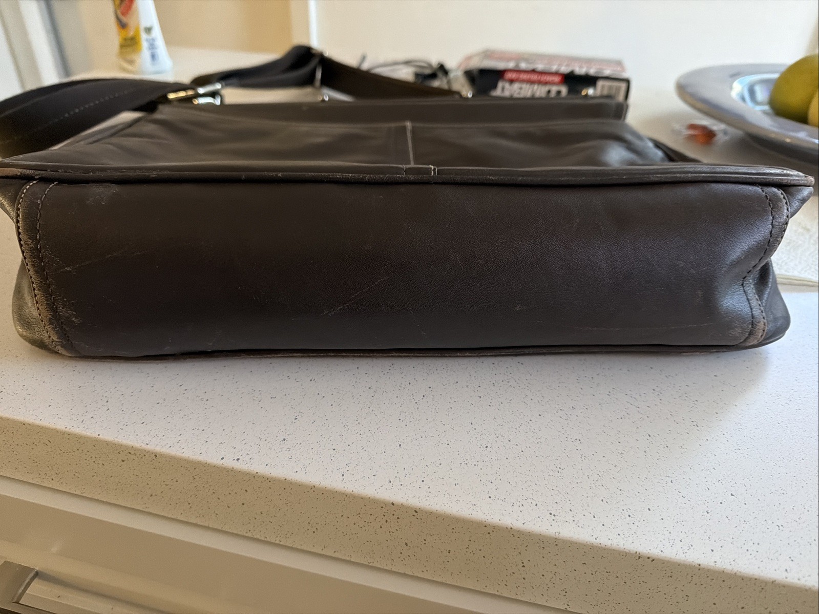 Coach Beekman Brown Leather Briefcase
