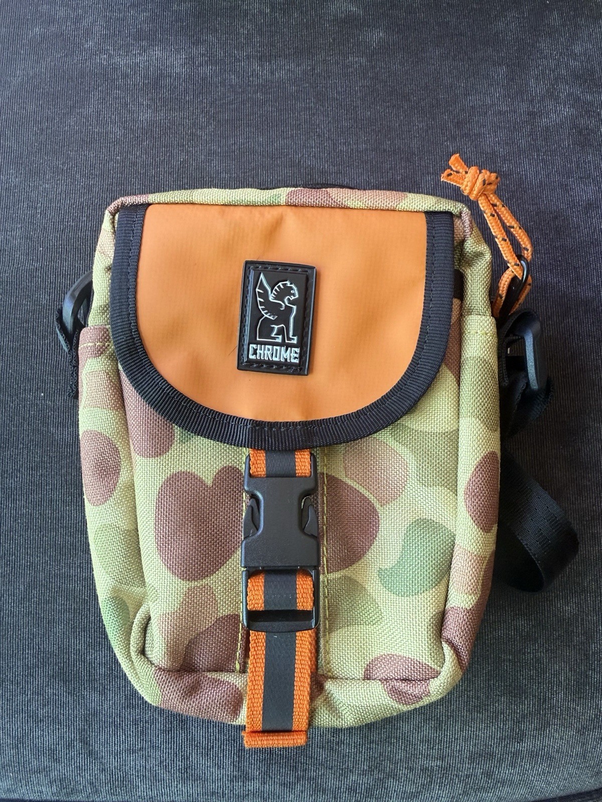 NWOT chrome duck camo shoulder bag hard to find