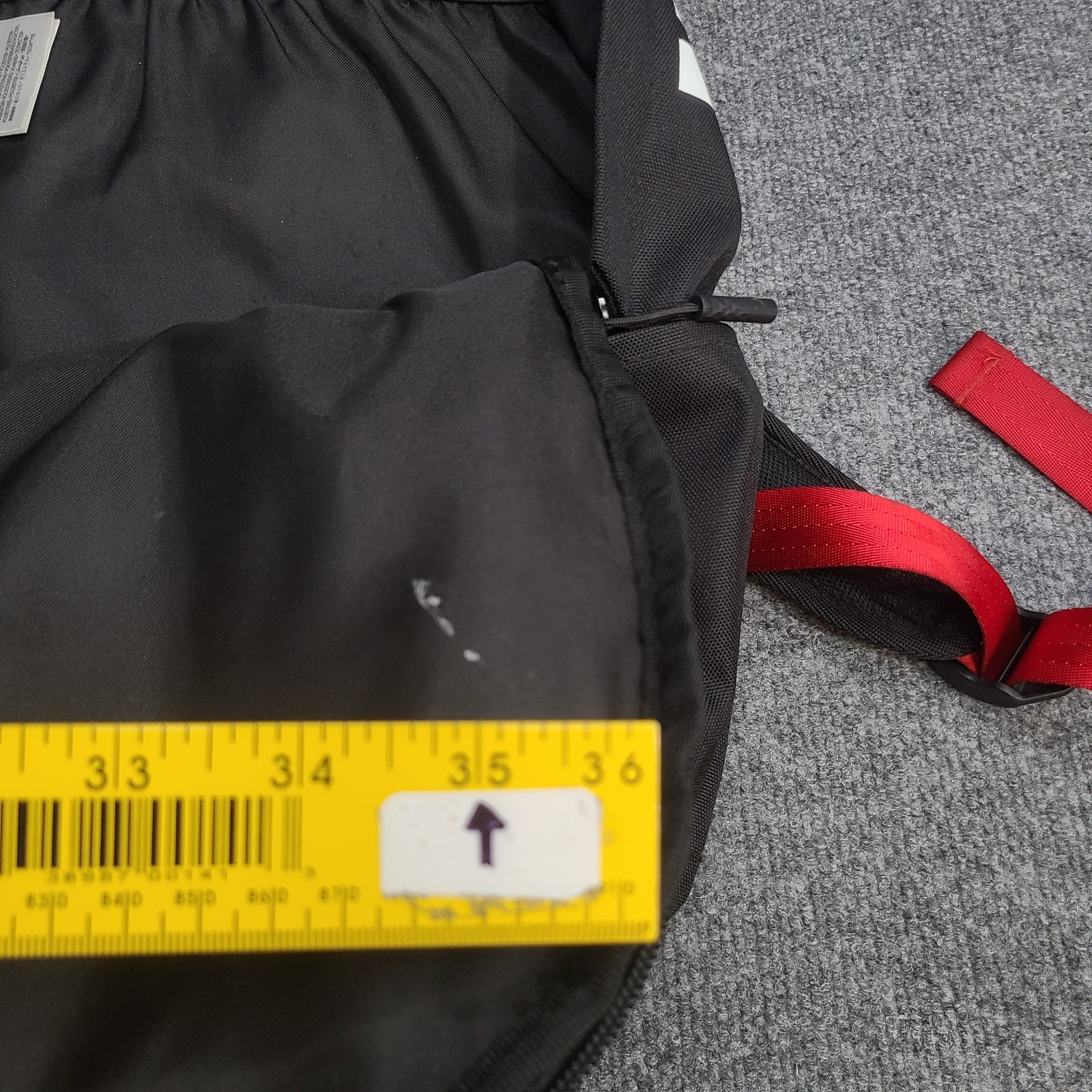 Jordan Backpack Medium Black Red Nike Air Patrol 15in Laptop School Bag Jumpman
