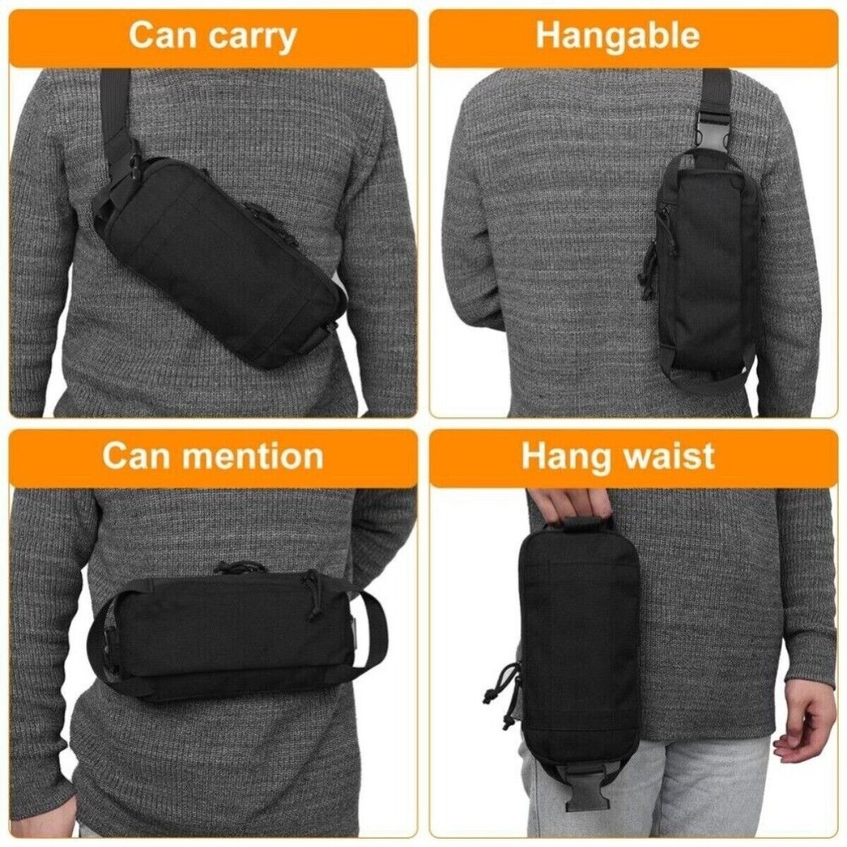 Multi-functional Running Fanny Pack Daily Cycling Mobile Storage Chest Bag