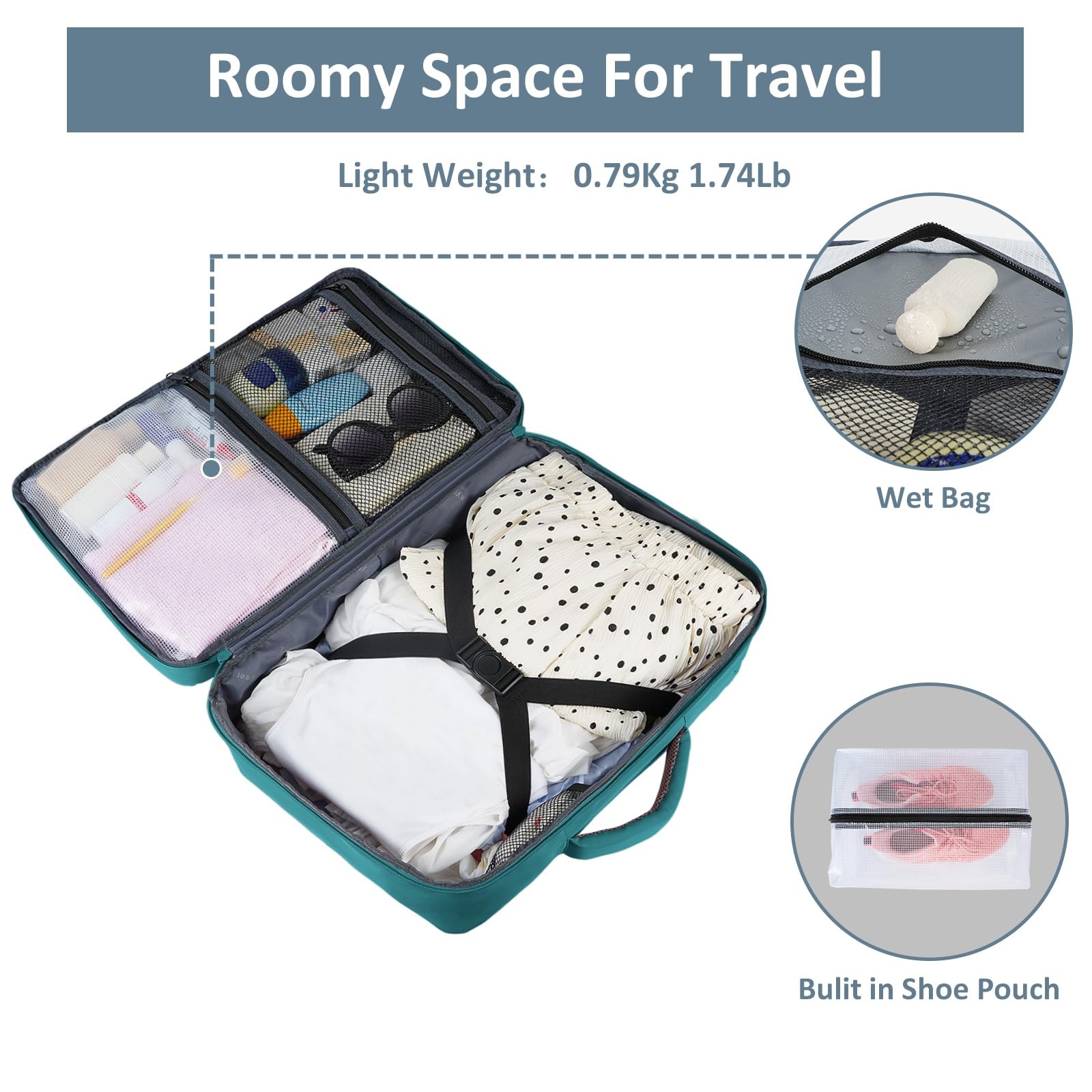 Carry on Backpack for Men Women, Luggage Laptop Backpack for Airplane Travel …