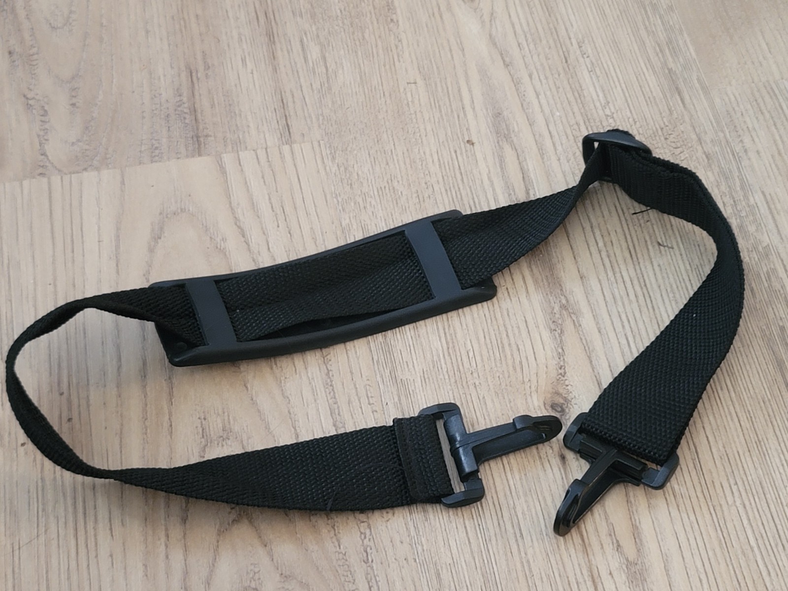 Black Padded Shoulder Strap For A Bag Duffel 37×1.5” Adjustable