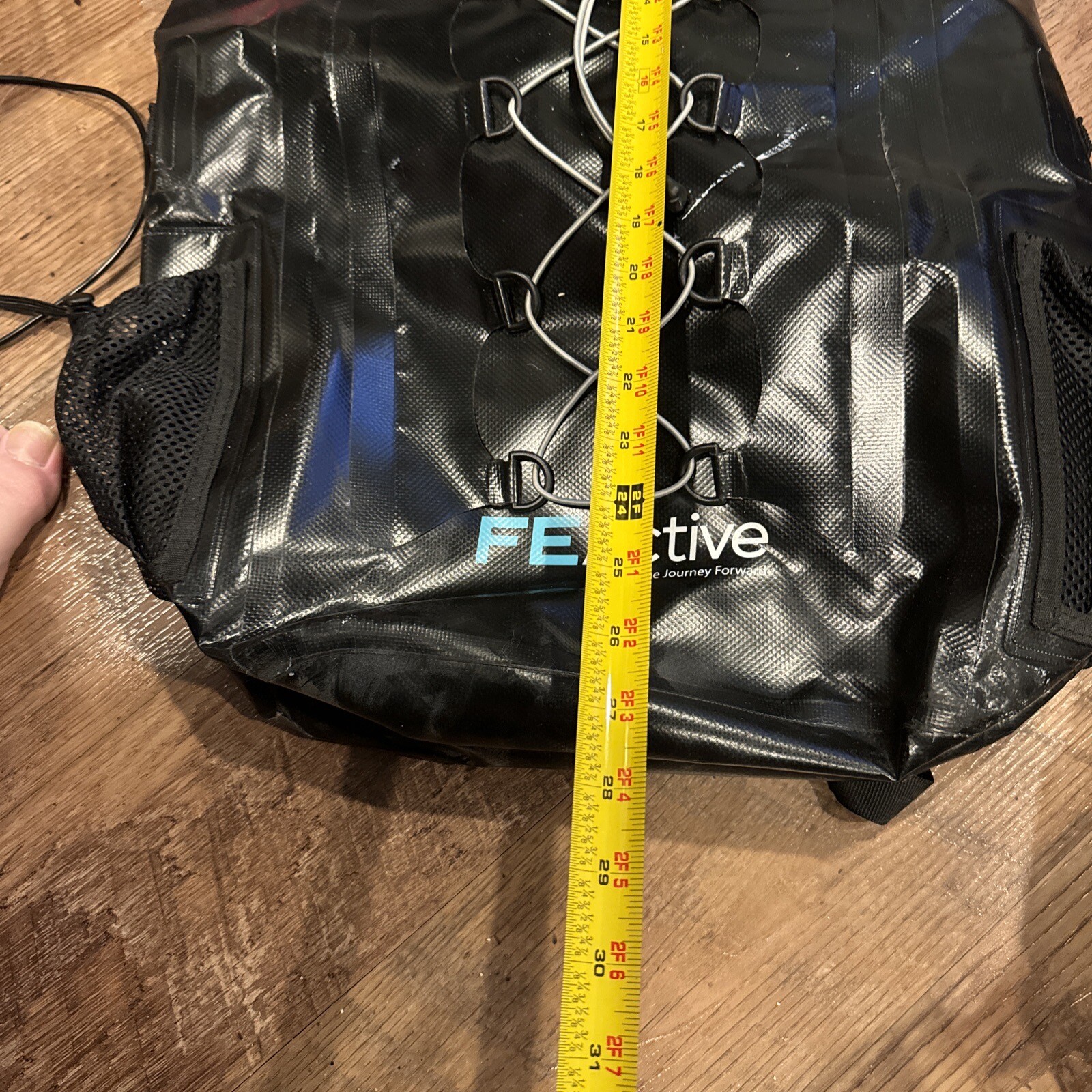 FE Active 30L Eco Friendly Waterproof Dry Bag Backpack Black