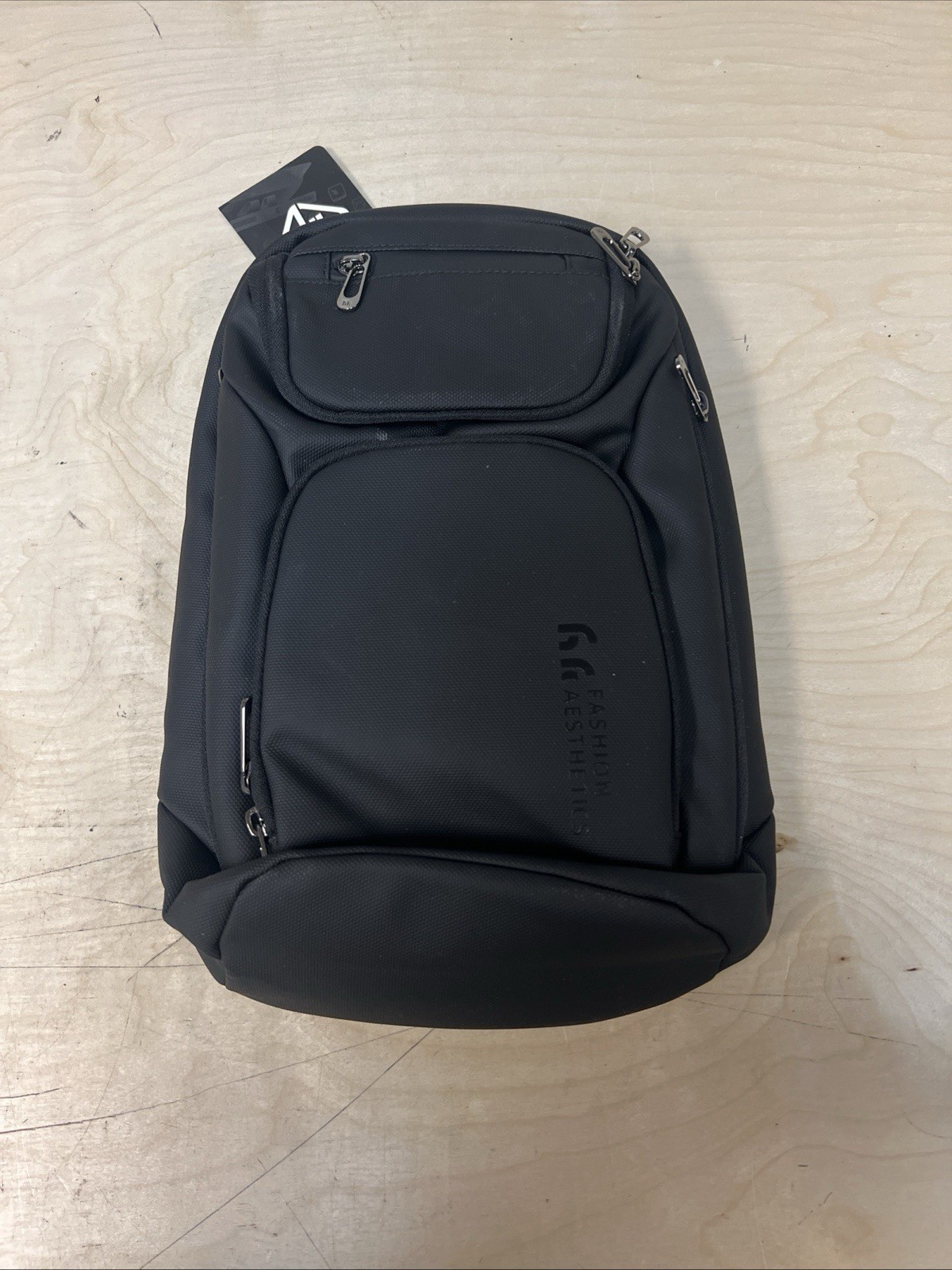 Sling Bag for Man, Waterproof Utility Crossbody Bag with Anti-theft Black