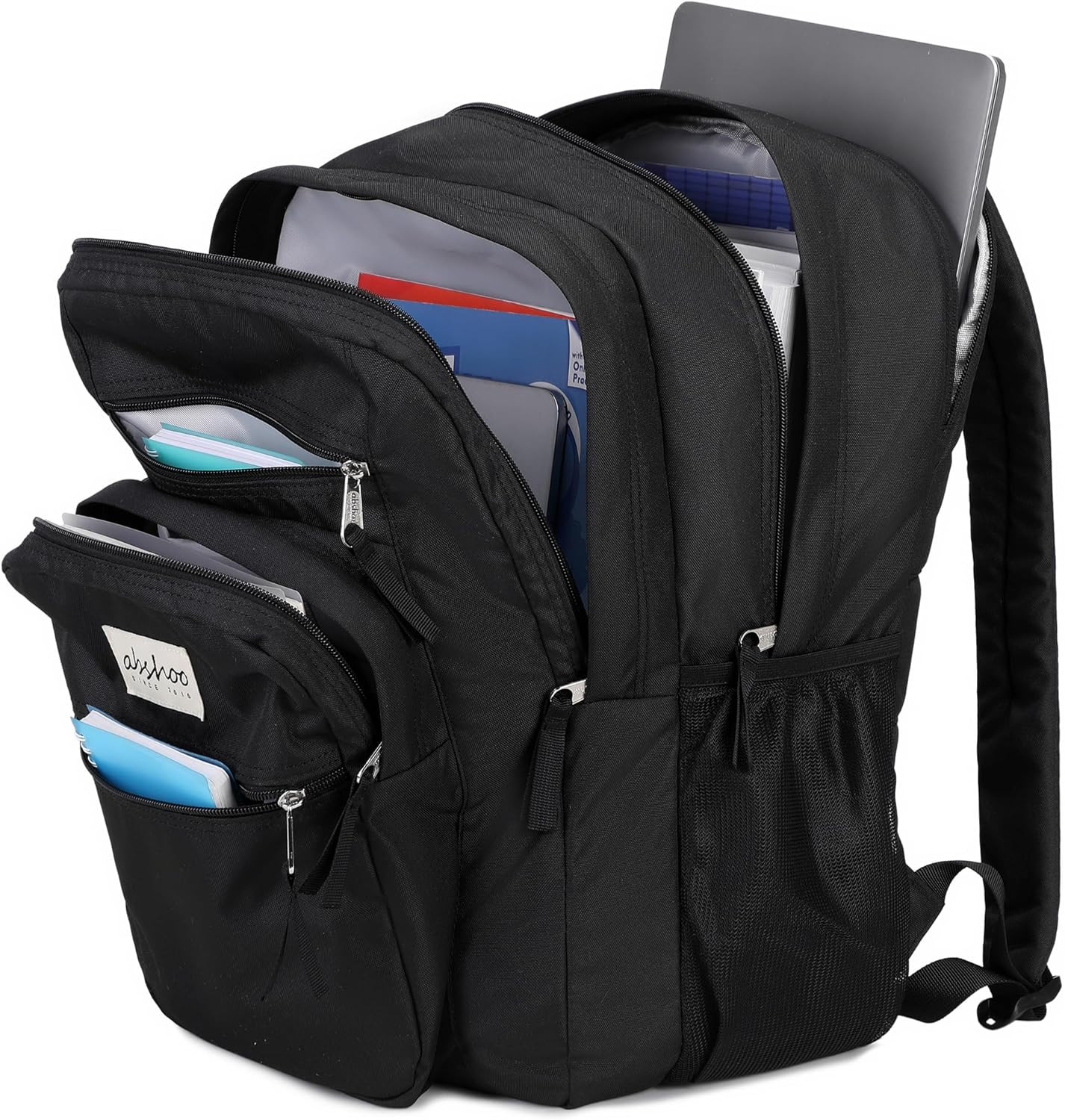 34L Large Backpack for School Water Resistant Women Men Bookbag for College, Mid