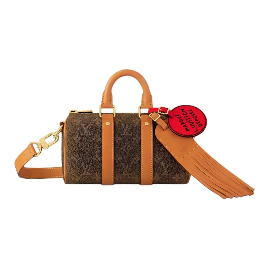 LOUIS VUITTON keepall Bandoulière 25 Handheld Travel Bag Men’s 9.8×4.3×5.9 in