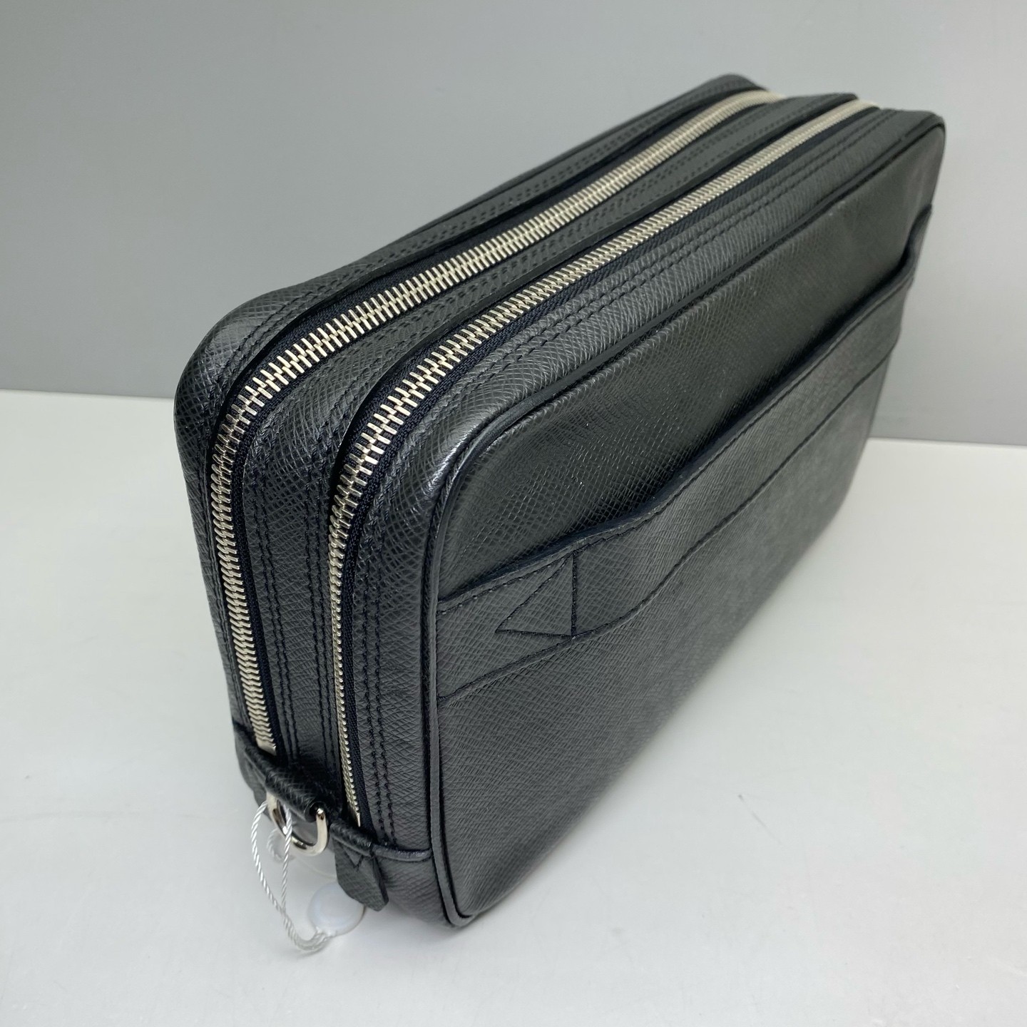 Louis Vuitton Pre-Owned Authentic Clutch Black 26×16.5x8cm Cowhide
