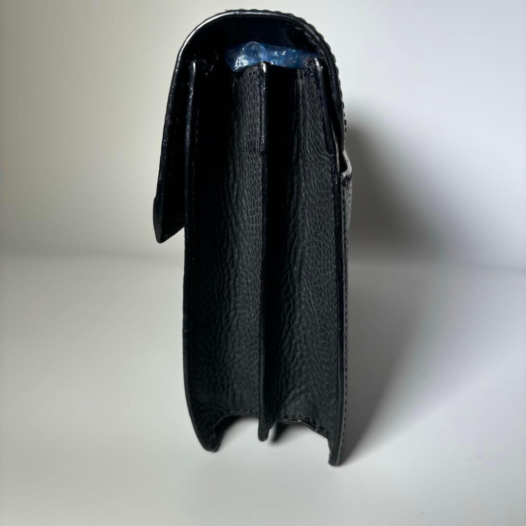 Dunhill Second Bag Clutch Leather color Black Rectangle Men’s fashion goods