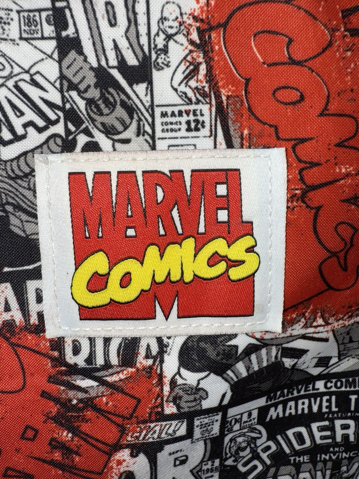 Marvel Spider-Man Iron Man Comic Book Covers Laptop Backpack School Travel Bag